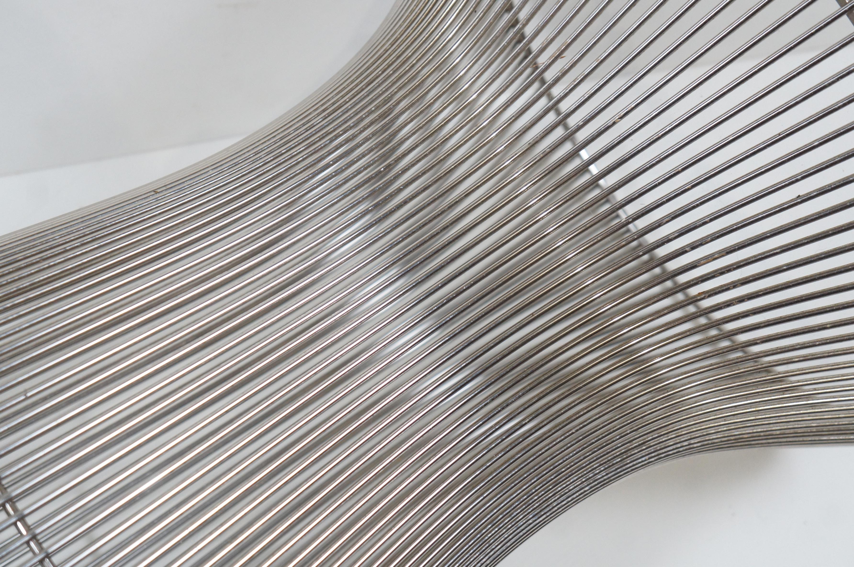 2 Knoll Warren Platner Polished Nickel Side End Tables 3701T MCM 18