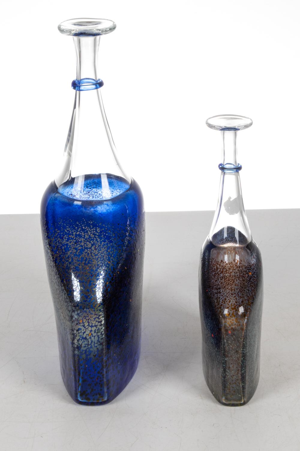 (2) Kosta Boda, Bertil Vallien Art Glass Vases For Sale 8