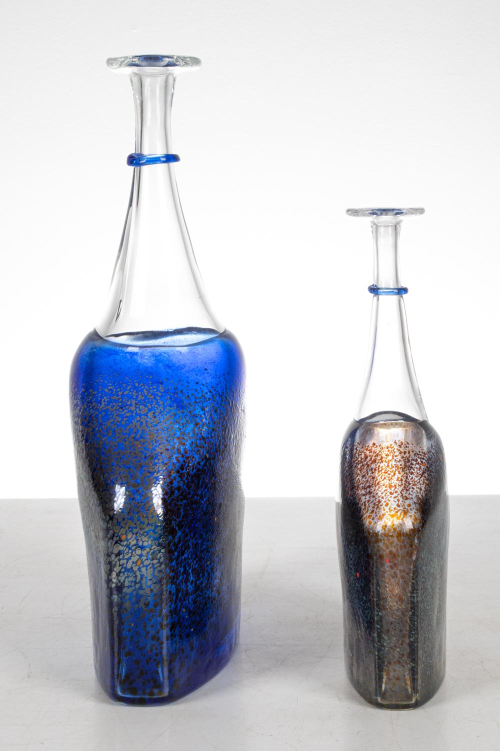 (2) Kosta Boda, Bertil Vallien Art Glass Vases For Sale 10
