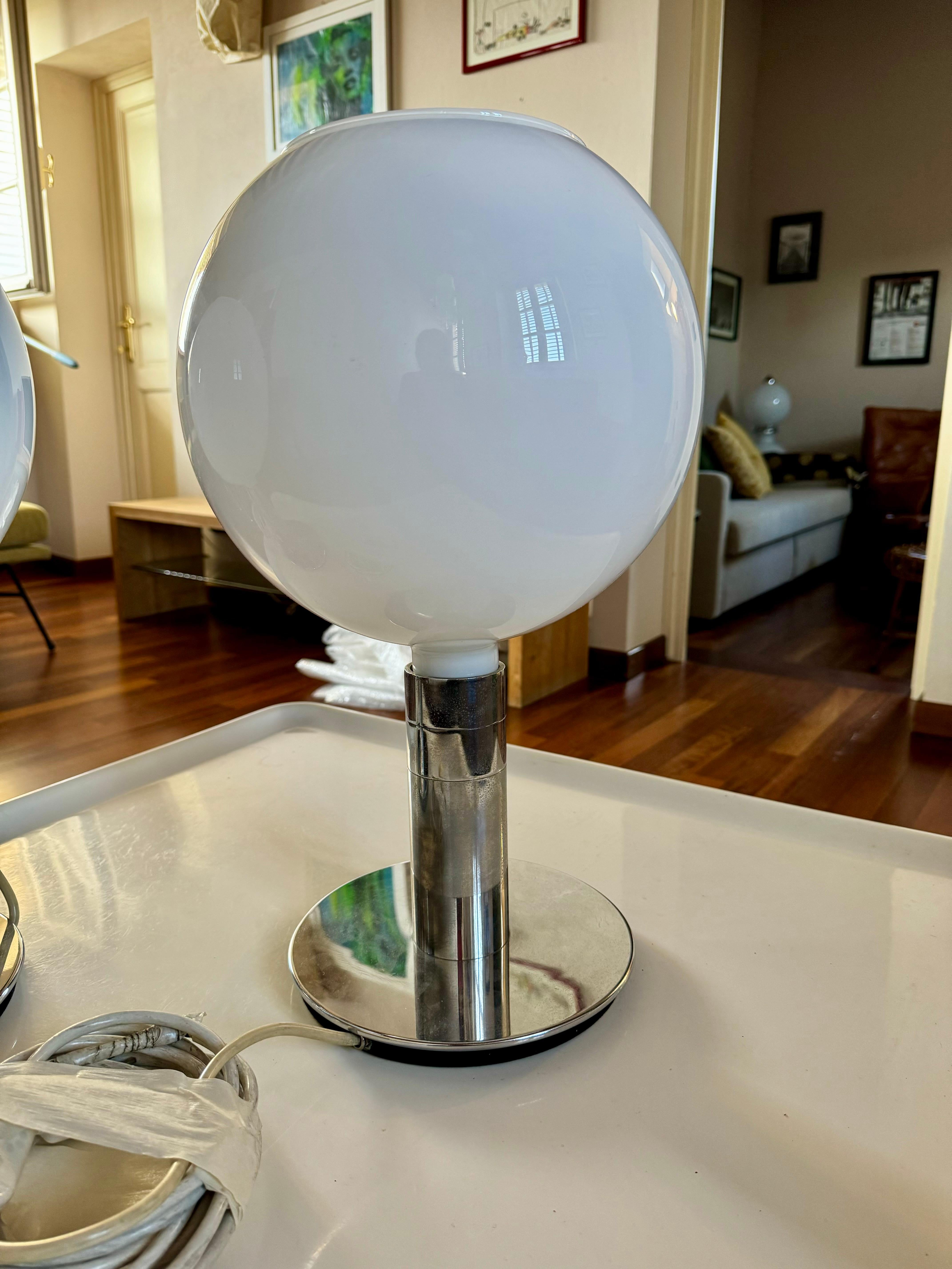 2 AM/AS Table Lamps F.Albini F.Helg A.Piva 1969 Sirrah In Good Condition For Sale In Lucca, IT