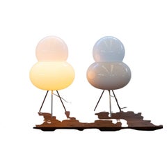 2 Lampade da tavolo Normann Copenhagen Puff Bubble Bianco