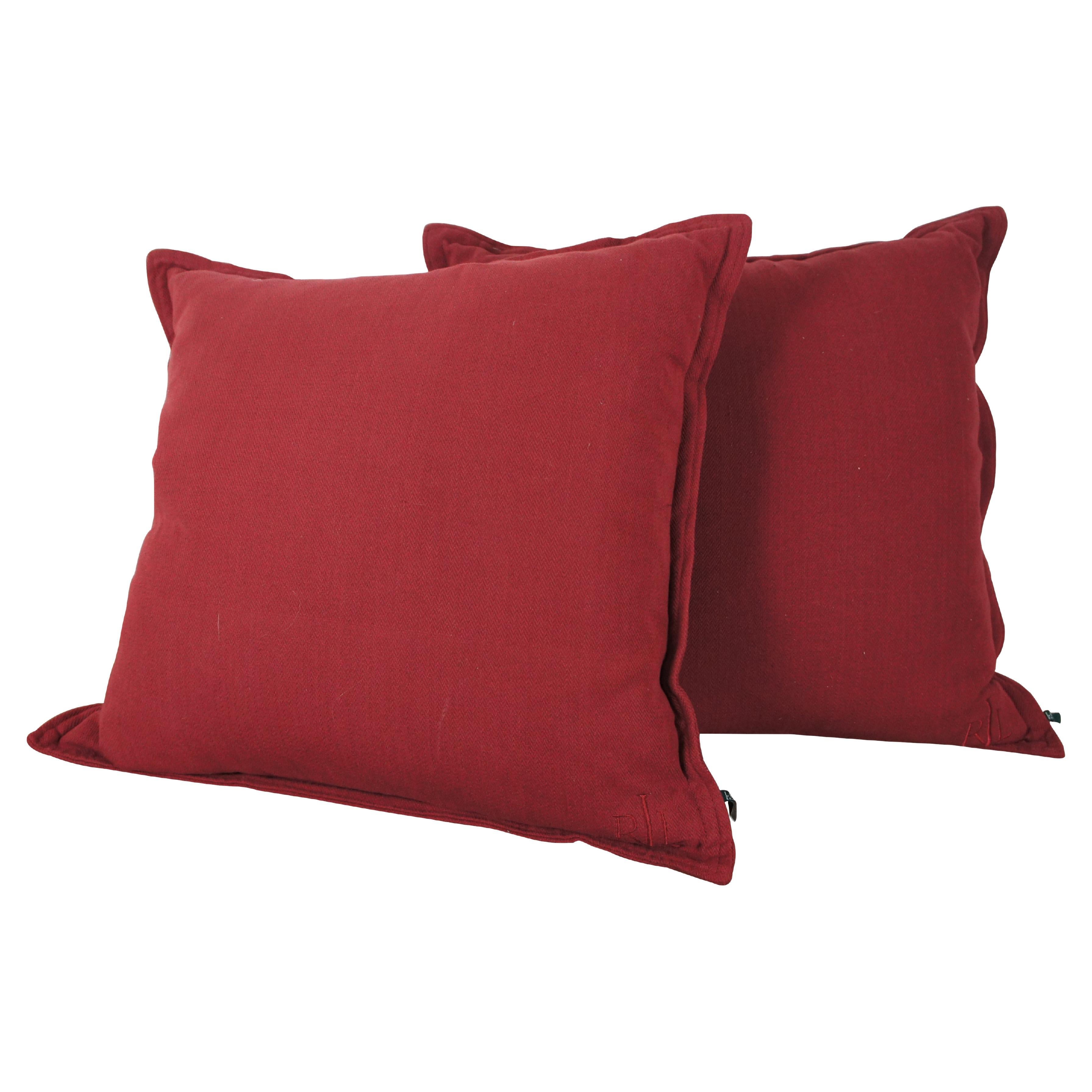 Luxurious Down Filled Genuine Raccoon Throw Pillows For Sale at 1stDibs