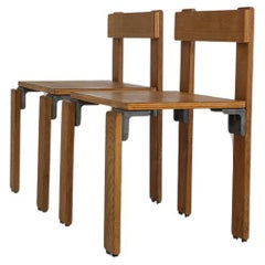 2 Les Carrats Chairs by Georges Candilis + Anja Blomstedt for Sentou, France