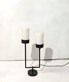 Lampada da tavolo a 2 luci di Robert Bulmore, Stati Uniti, anni '50