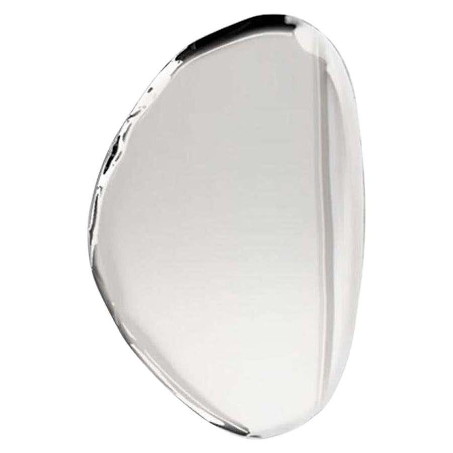 2, Limited Edition 59" Tall Polished Stainless Steel Wall Mirror For Sale