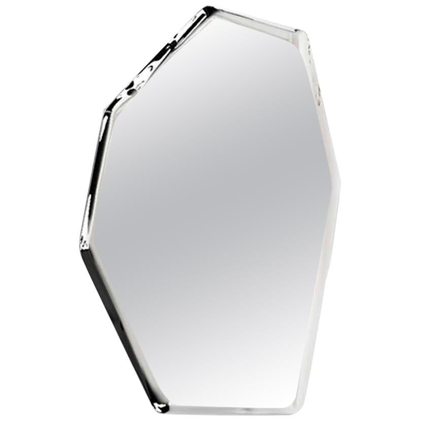 2, Limited Edition Polished Stainless Steel Wall Mirror