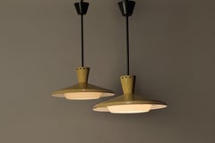 2 Louis Kalff ‘NB93’ Ceiling Lamps, 1960s