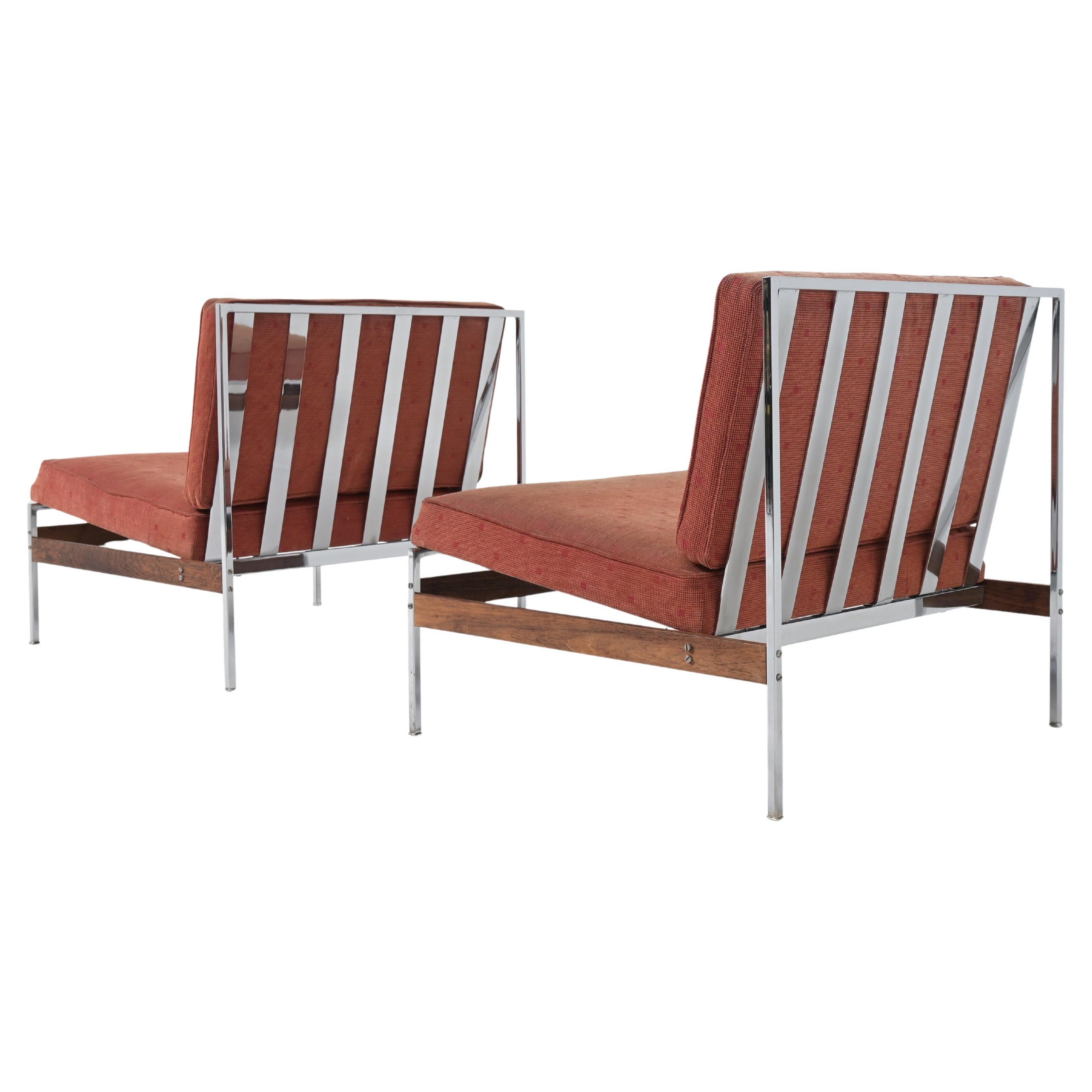 2 Lounge Chairs by A. Vandenbussche For Sale