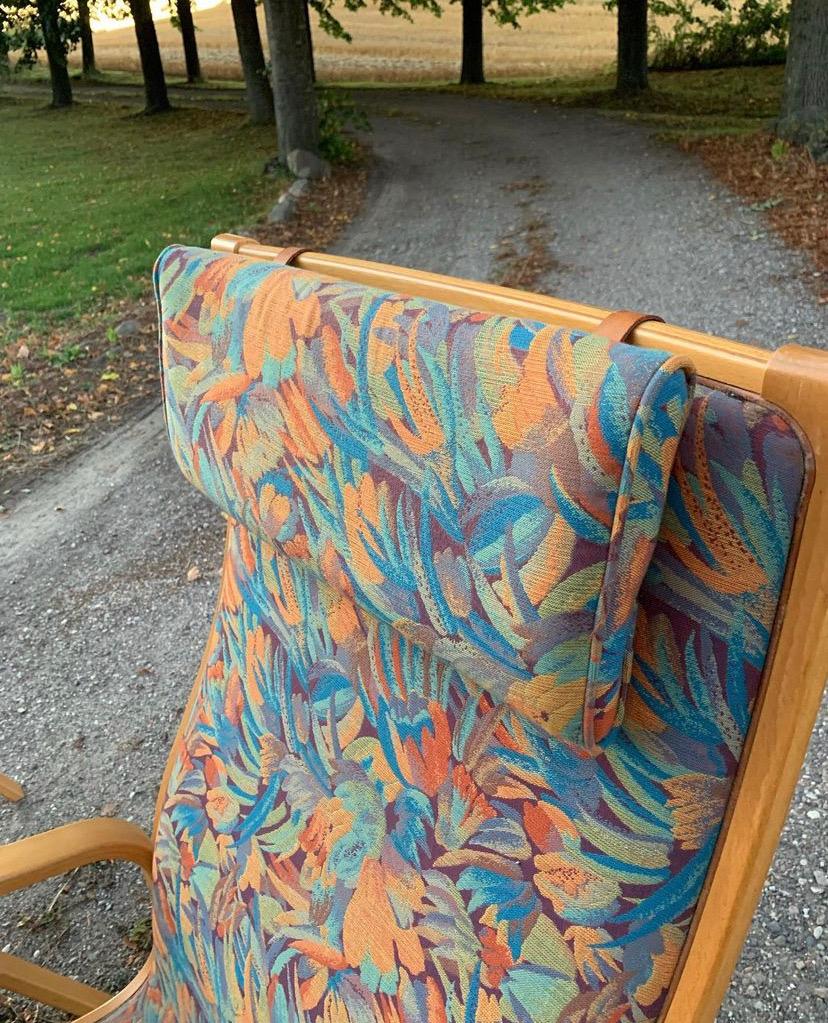 2 Lounge Chairs by Danish Skovby and Amazing Upholstery by Ole Kortzau In Good Condition For Sale In Mørkøv, 85