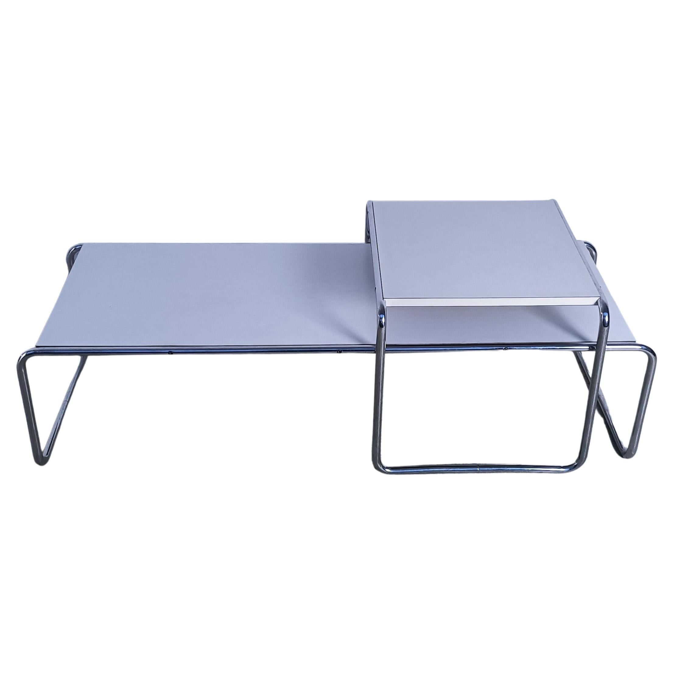 2 Low Tables Laccio by Marcel Breuer for Gavina, 70s