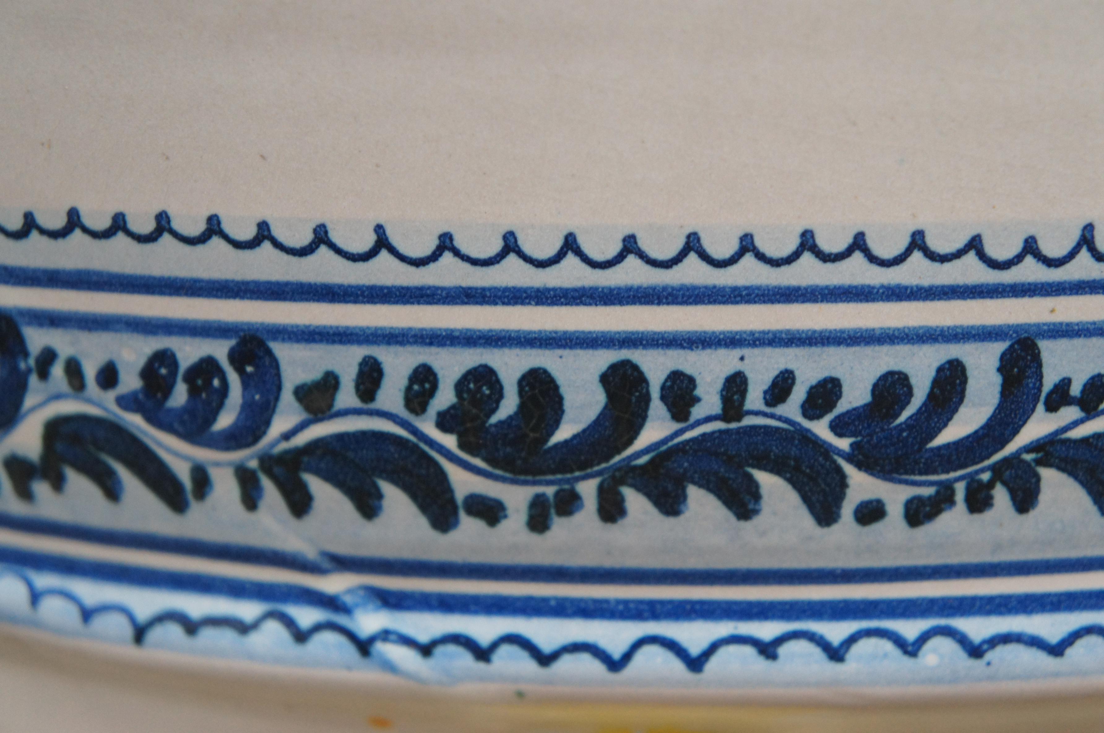 2 Majolika-Vasen mit Löwenkopf aus toskanischer Keramik, Caffagioli Deruta, 24
