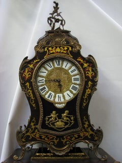 High Boulle Clock on a Column Kienzle Movement, Second Half of the 20th Century
