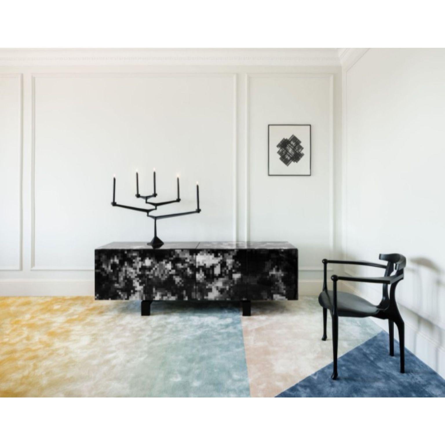 Modern 2 Meters Dreams Black Cabinet by Cristian Zuzunaga For Sale