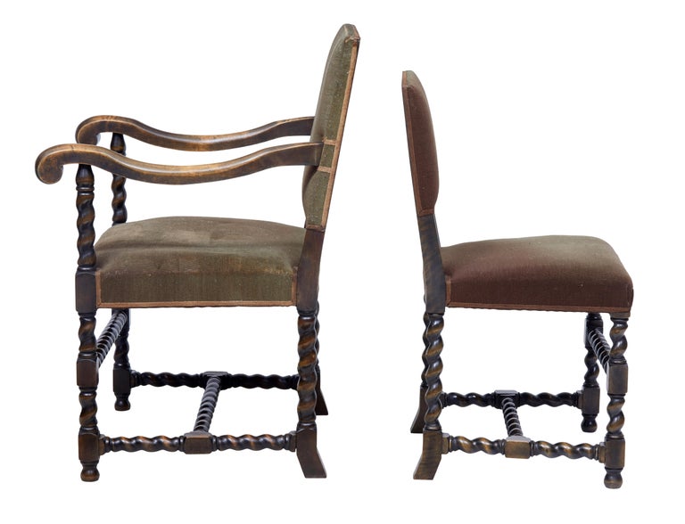 2 mid 20th century chairs by Otto Schulz for Boet For Sale at 1stDibs