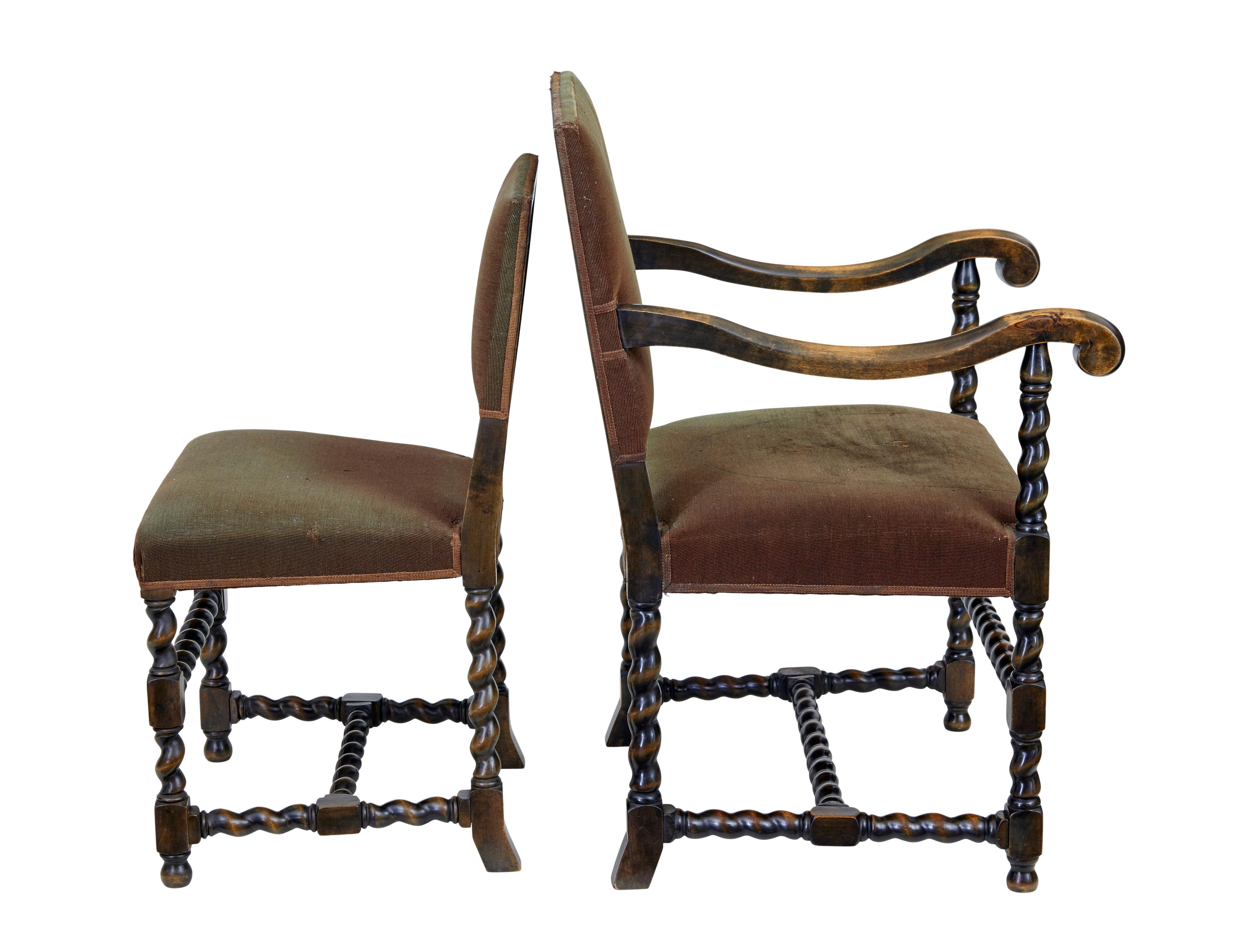 20th Century 2 mid 20th century chairs by Otto Schulz for Boet For Sale