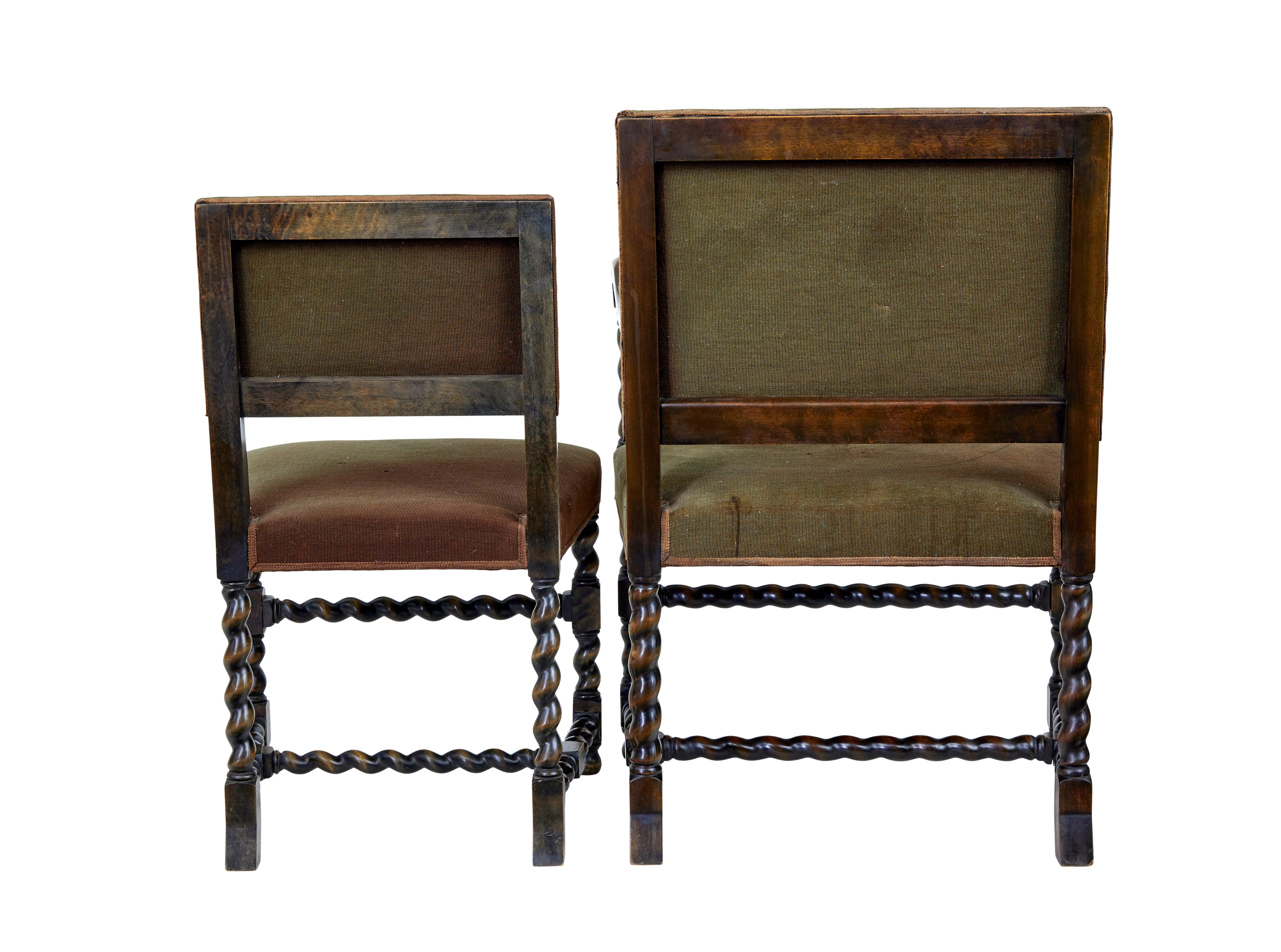 2 mid 20th century chairs by Otto Schulz for Boet For Sale 1