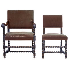 2 Mid-20th Century Chairs by Otto Schulz for Boet