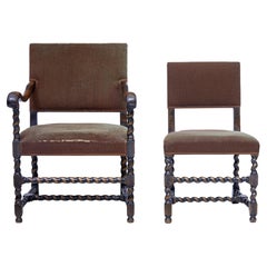 2 mid 20th century chairs by Otto Schulz for Boet