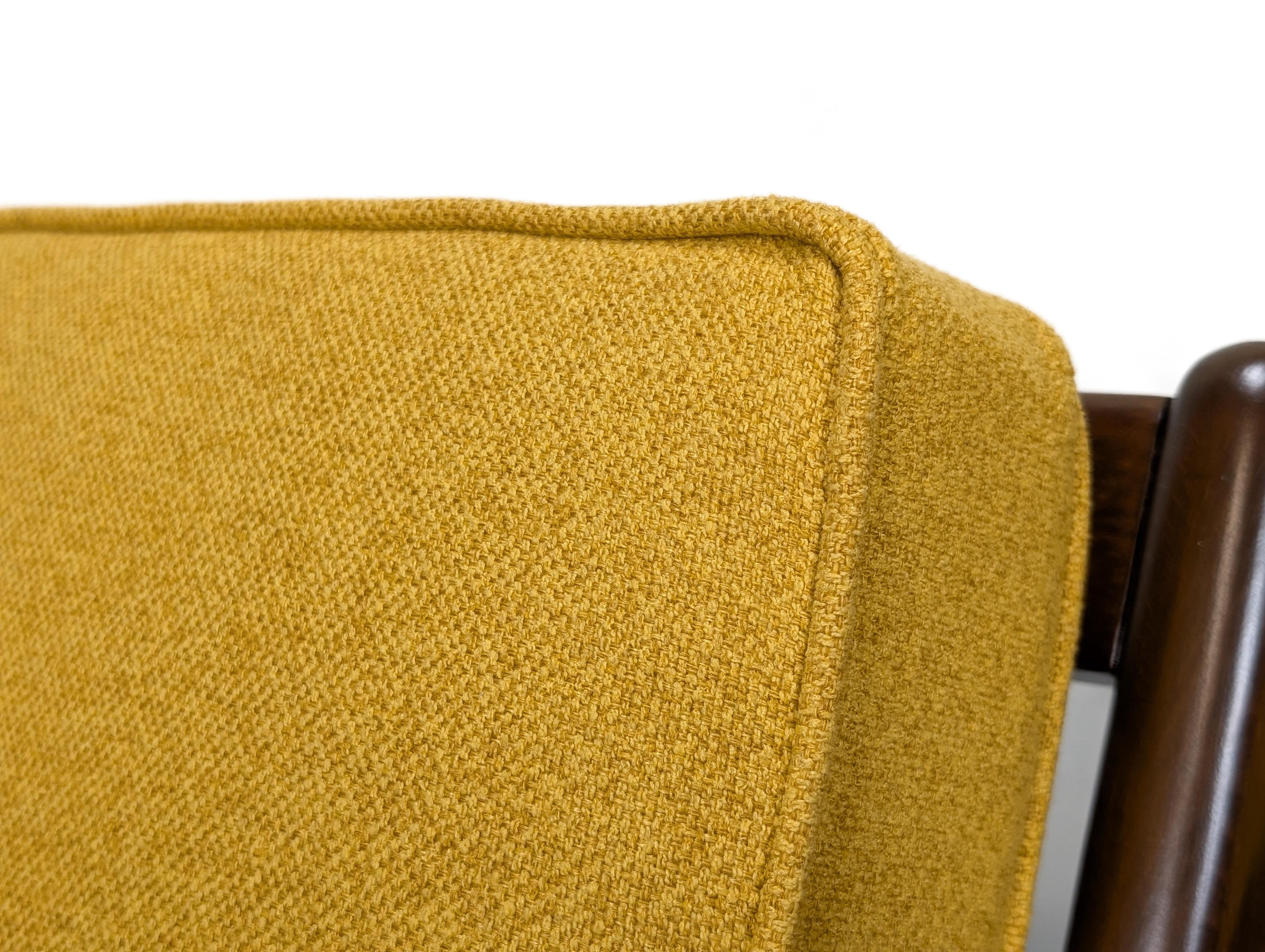2 Mid Century 'Blade Arm' Lounge Chairs by Ib Kofod-Larsen for Selig, c1960s For Sale 6
