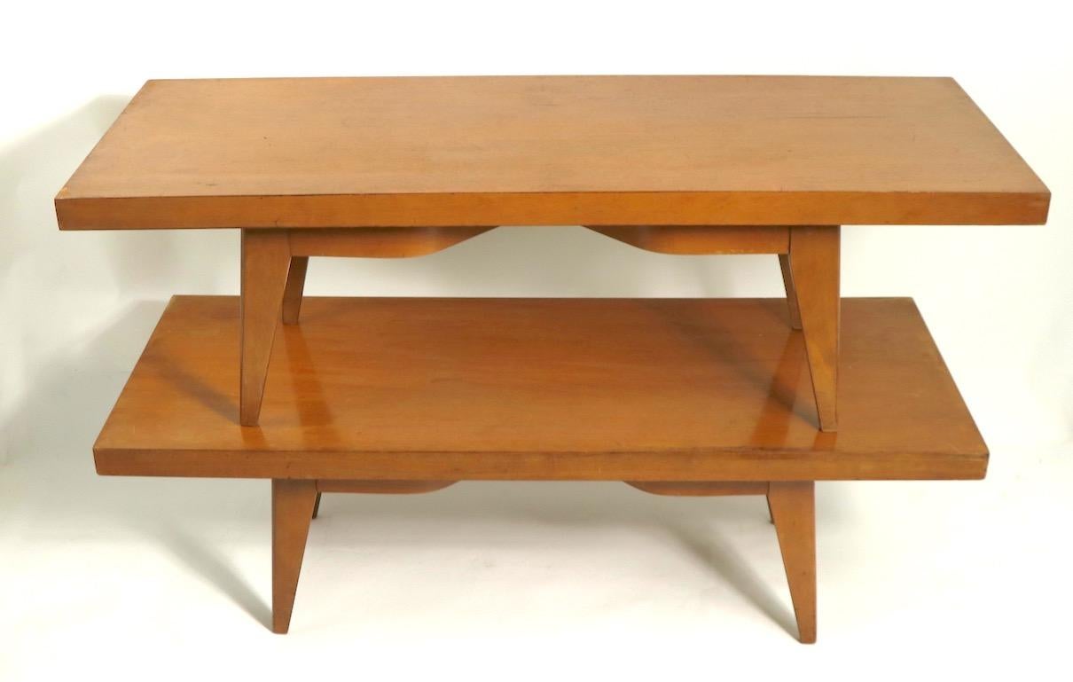 2 Mid Century Coffee Tables attributed to Russel Wright For Sale 6