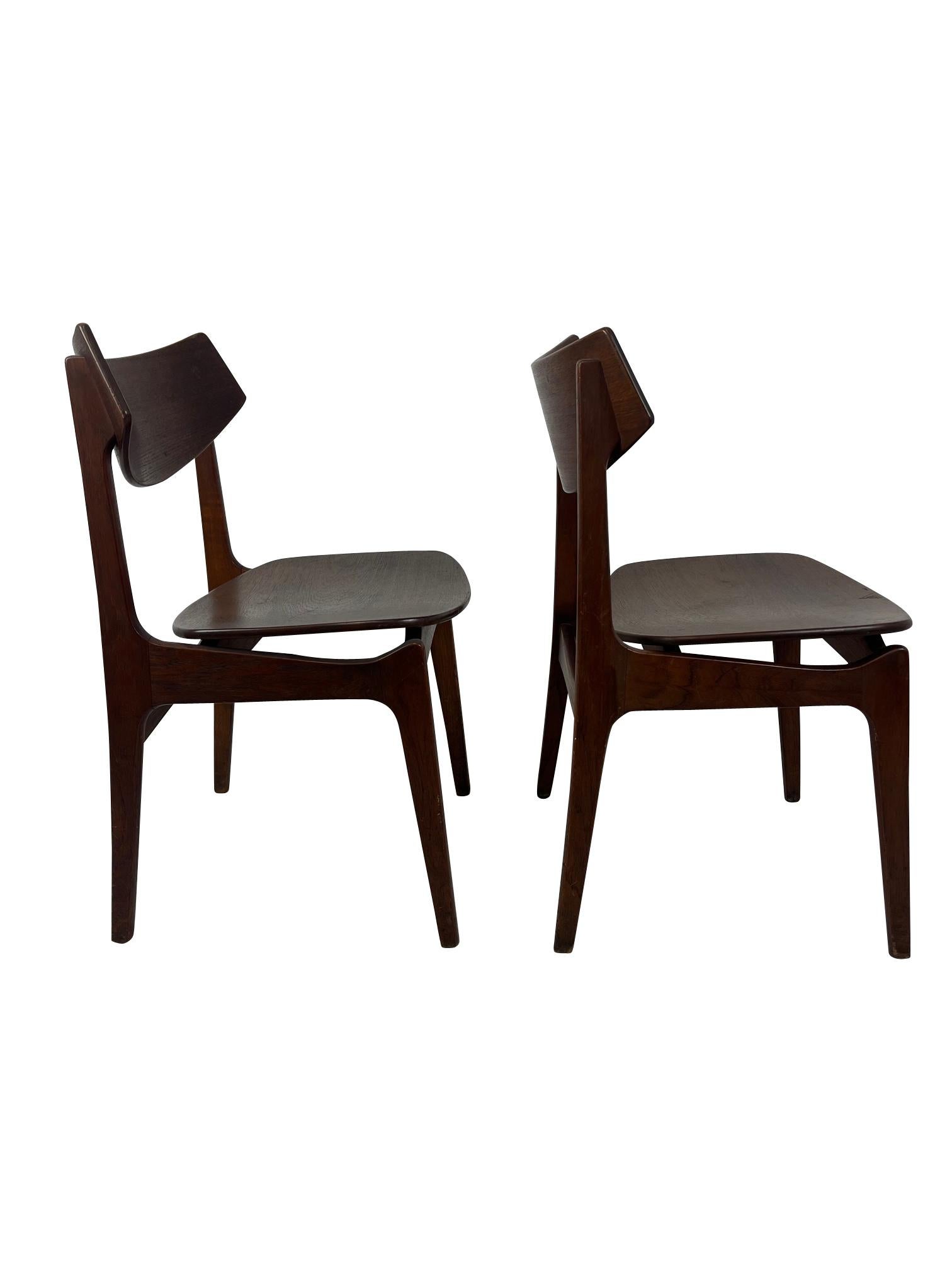 Mid-Century Modern 2 Mid Century Danish Chairs by Funder-Schmidt and Madsen
