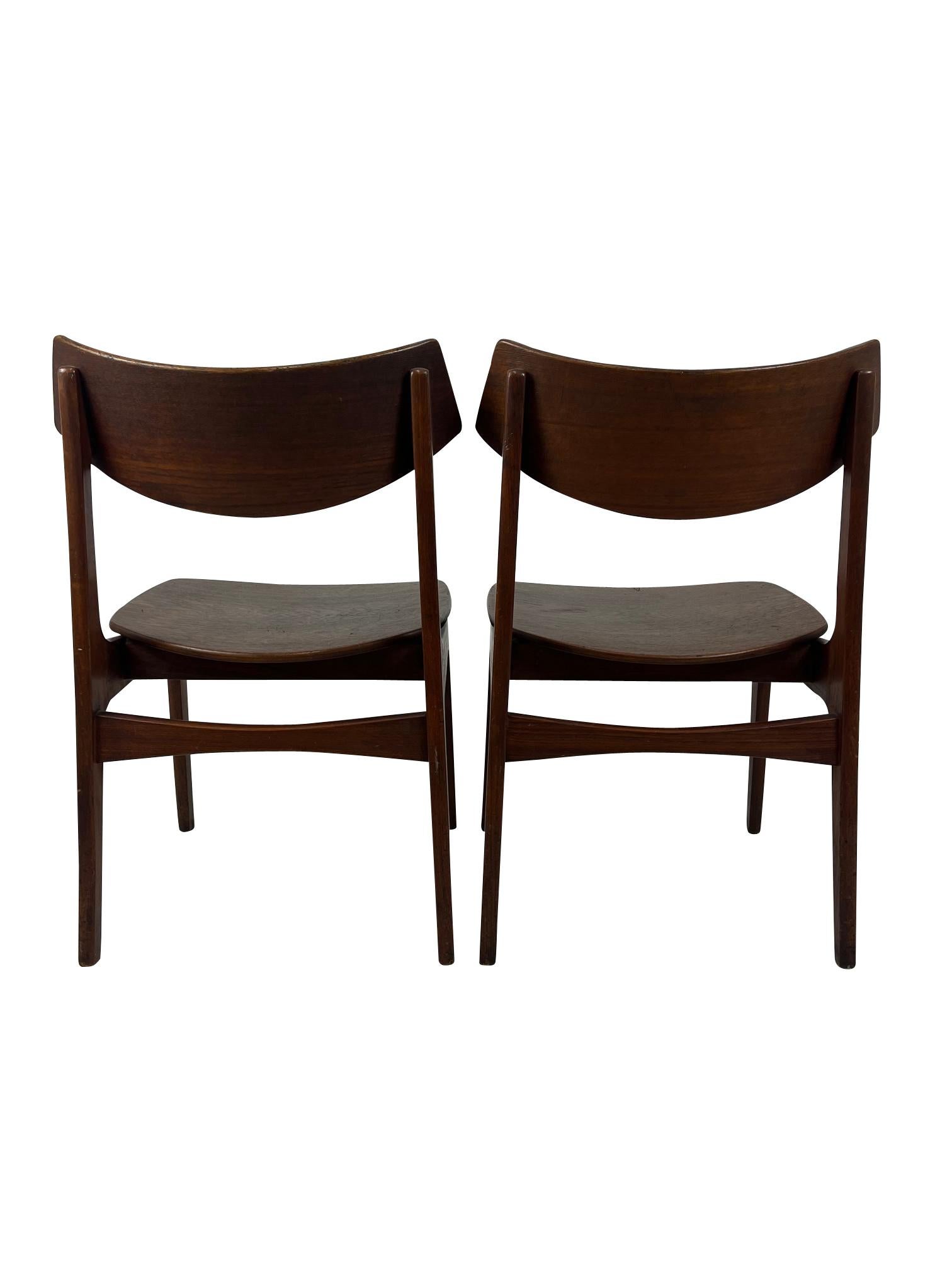 2 Mid Century Danish Chairs by Funder-Schmidt and Madsen In Good Condition In New York, NY