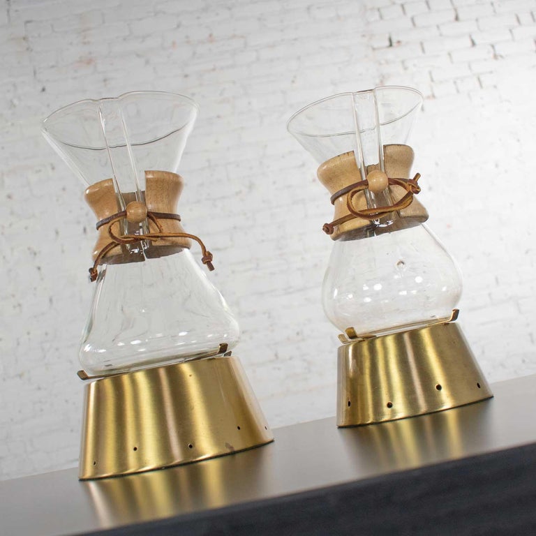 2 MidCentury Modern Chemex Pour Over Coffeemakers, Peter Schlumbohm