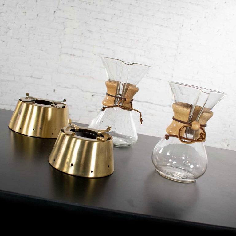 2 MidCentury Modern Chemex Pour Over Coffeemakers, Peter Schlumbohm