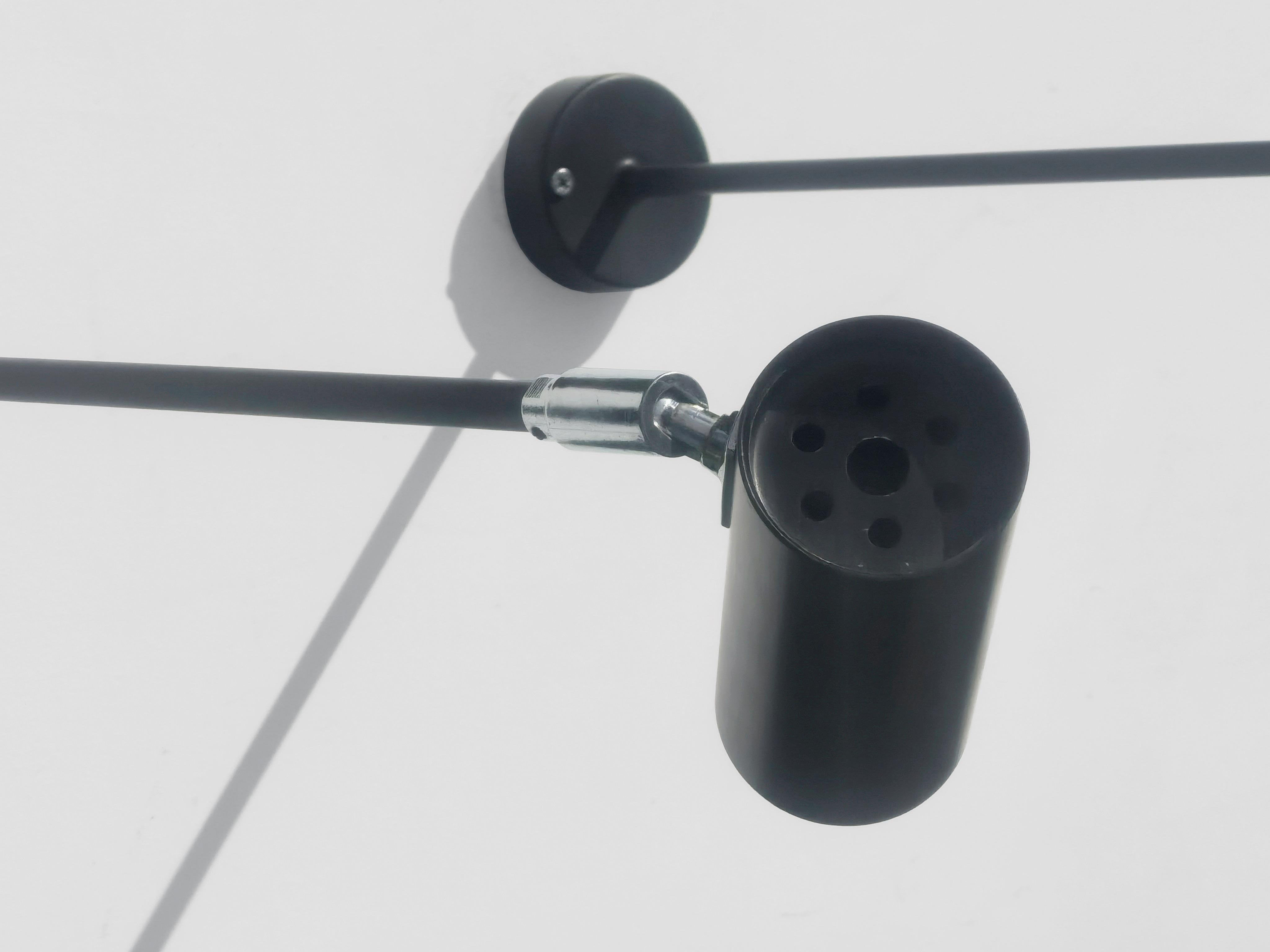 2 APARATOS DE PARED MODERNOS DEL MEDIO SIGLO de RENE-JEAN CAILLETTE PARSCOT Francia 1950 Moderno de mediados de siglo en venta