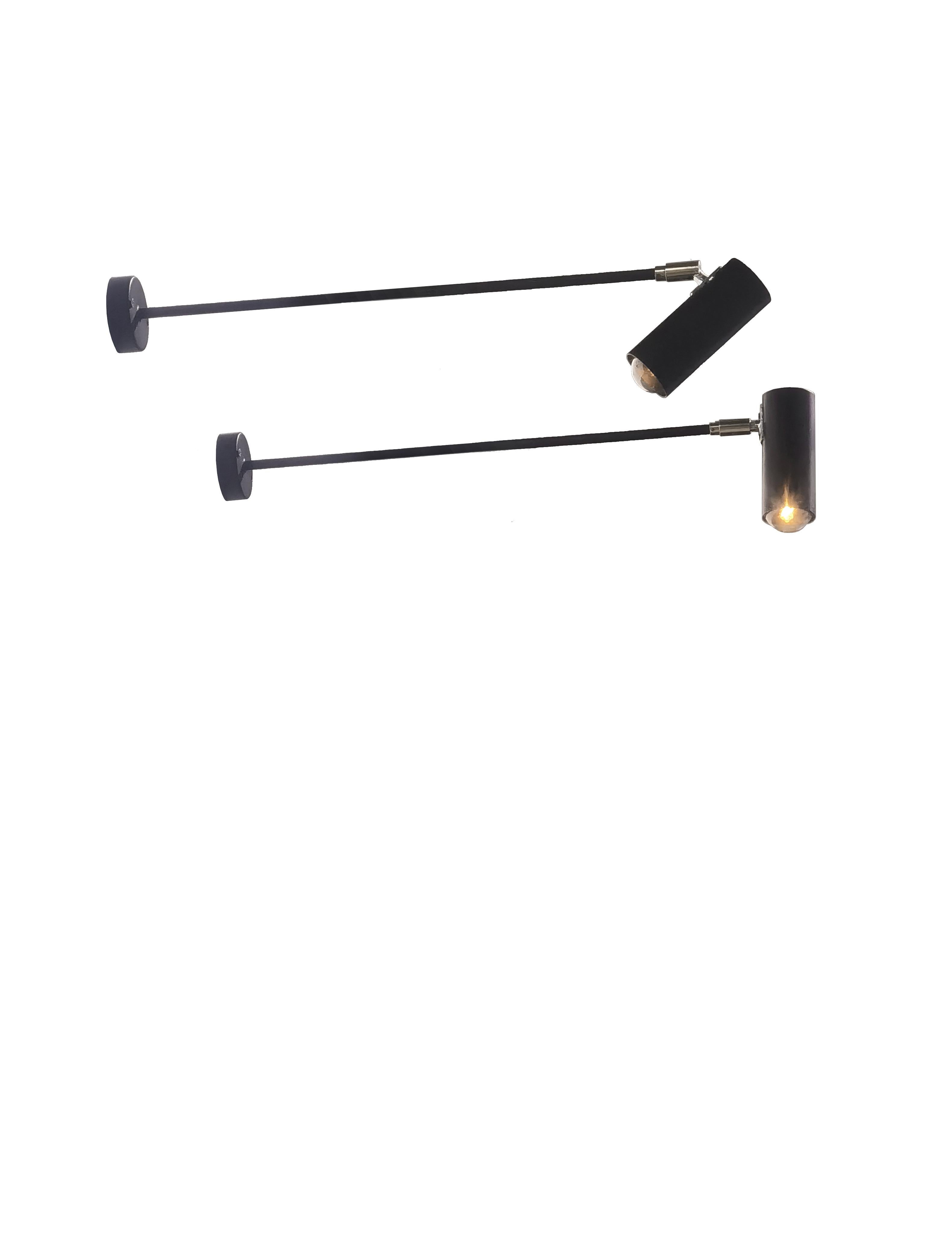 2 APARATOS DE PARED MODERNOS DEL MEDIO SIGLO de RENE-JEAN CAILLETTE PARSCOT Francia 1950 en venta 2