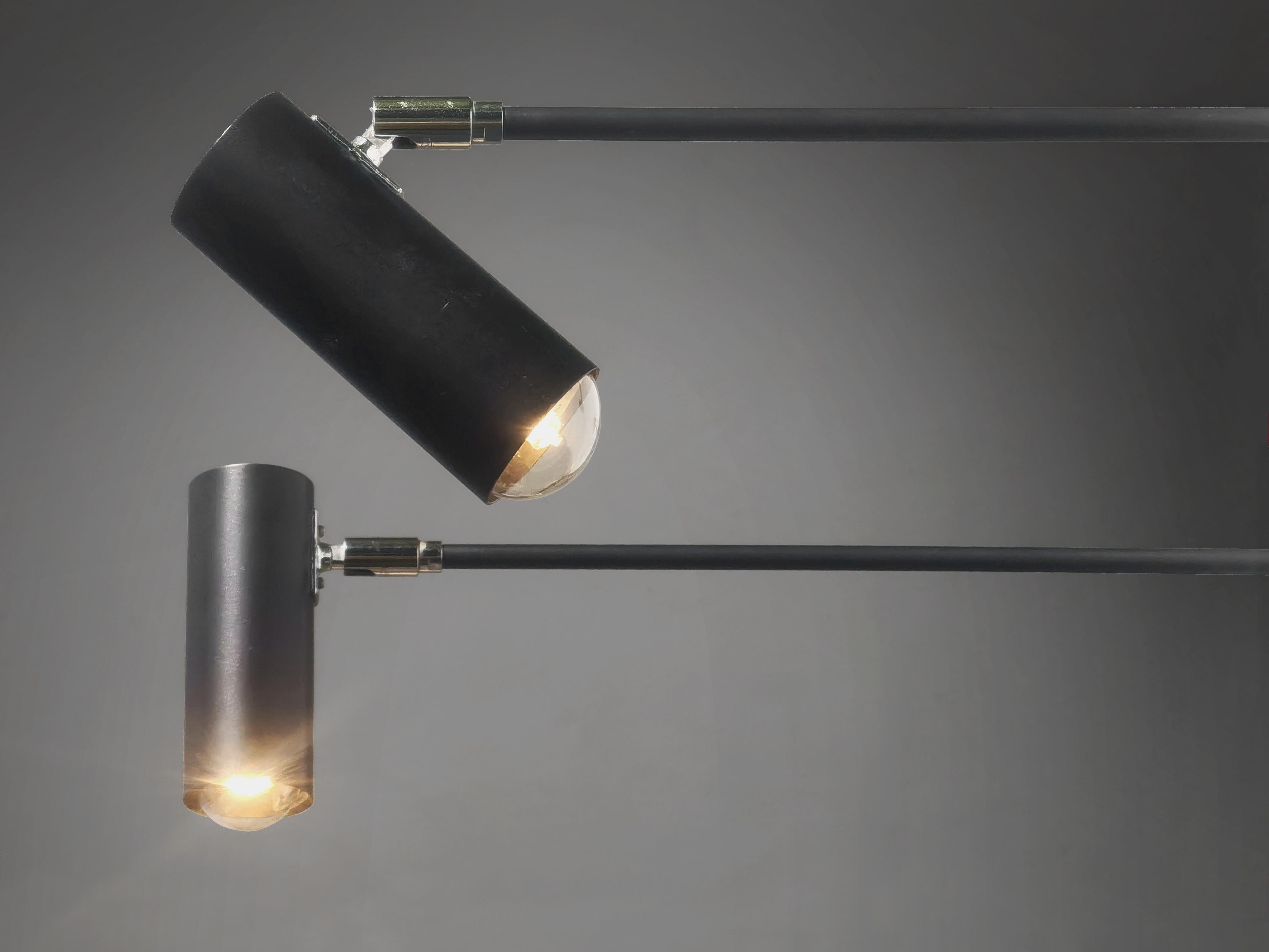 2 APARATOS DE PARED MODERNOS DEL MEDIO SIGLO de RENE-JEAN CAILLETTE PARSCOT Francia 1950 Francés en venta