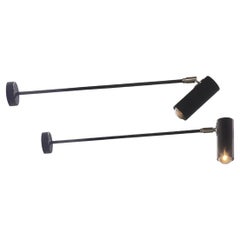 2 APARATOS DE PARED MODERNOS DEL MEDIO SIGLO de RENE-JEAN CAILLETTE PARSCOT Francia 1950