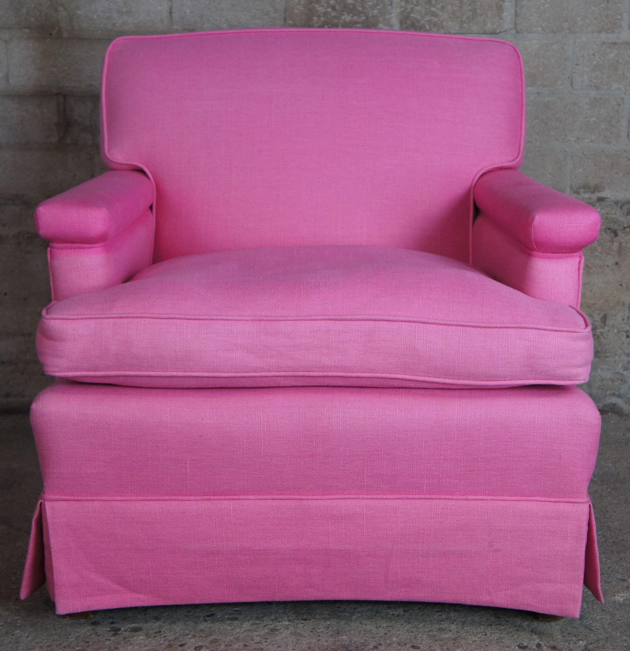 pink oversized chair