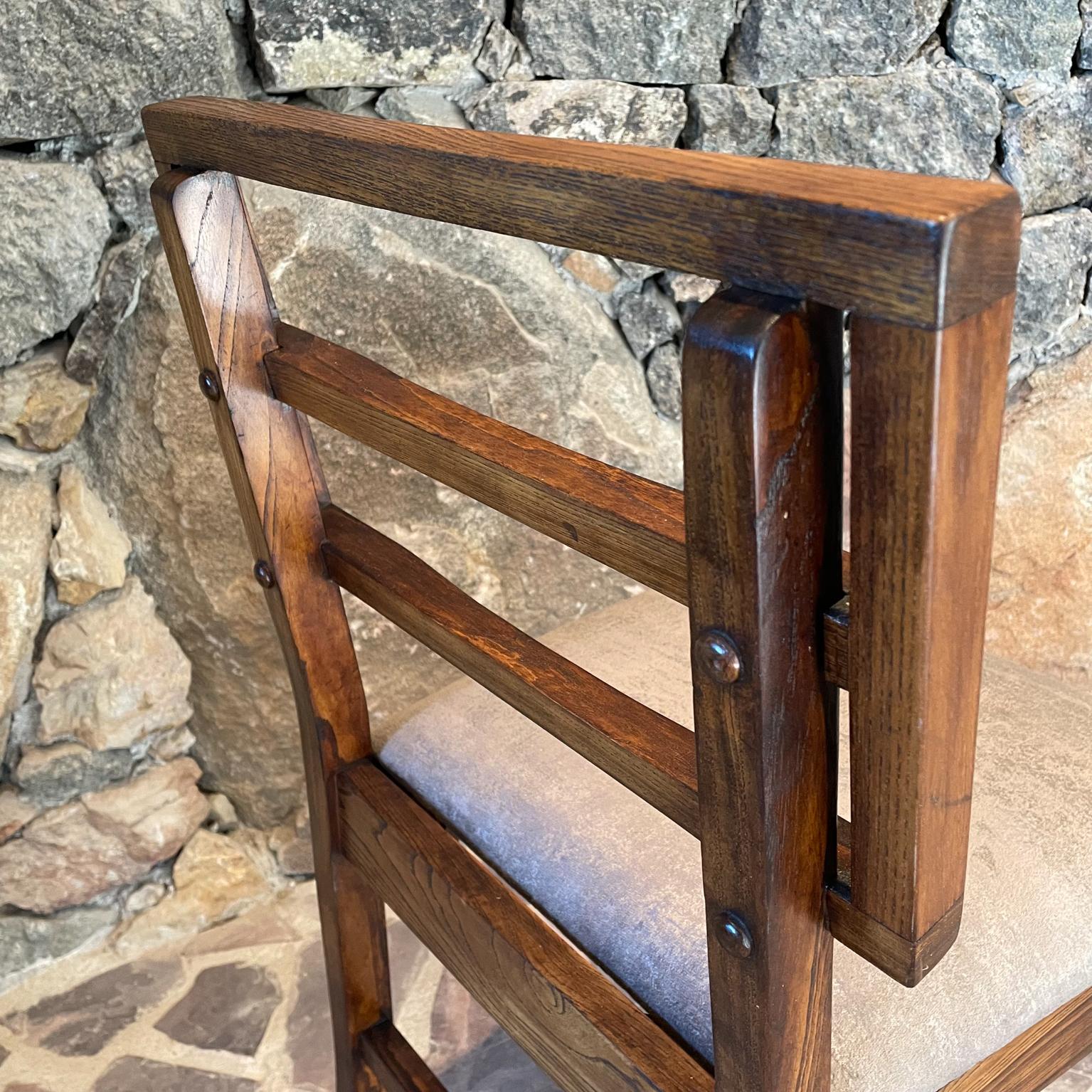 2 Modern Side Chairs in Oak, Style of Paul Laszlo Glenn of Calif 1960s Restored For Sale 4