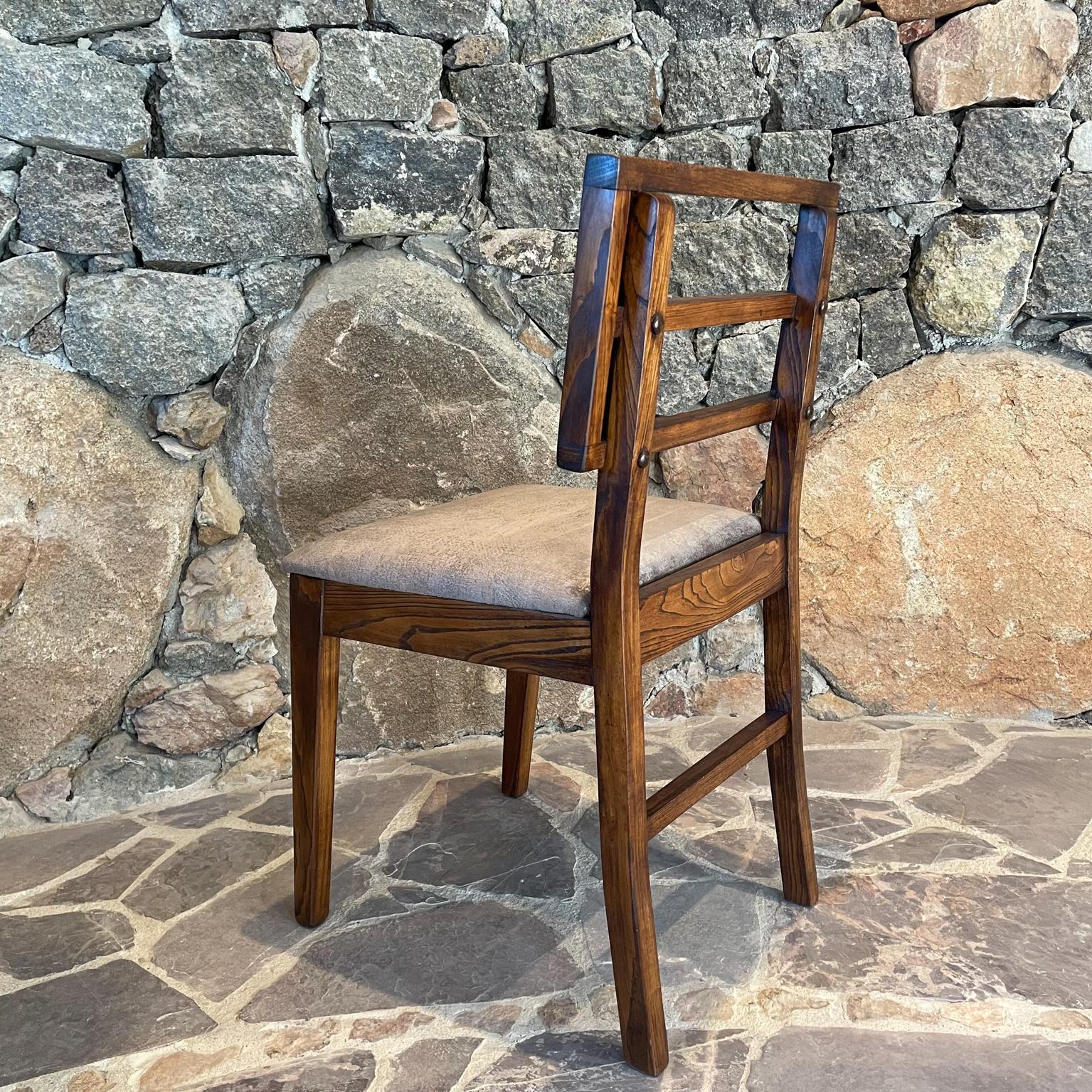 2 Modern Side Chairs in Oak, Style of Paul Laszlo Glenn of Calif 1960s Restored In Good Condition For Sale In Chula Vista, CA
