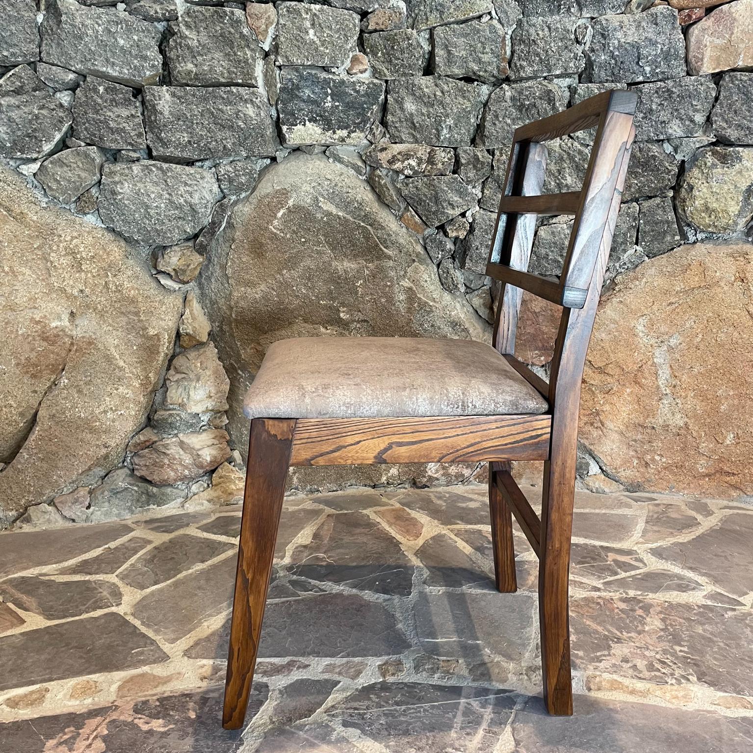Mid-20th Century 2 Modern Side Chairs in Oak, Style of Paul Laszlo Glenn of Calif 1960s Restored For Sale