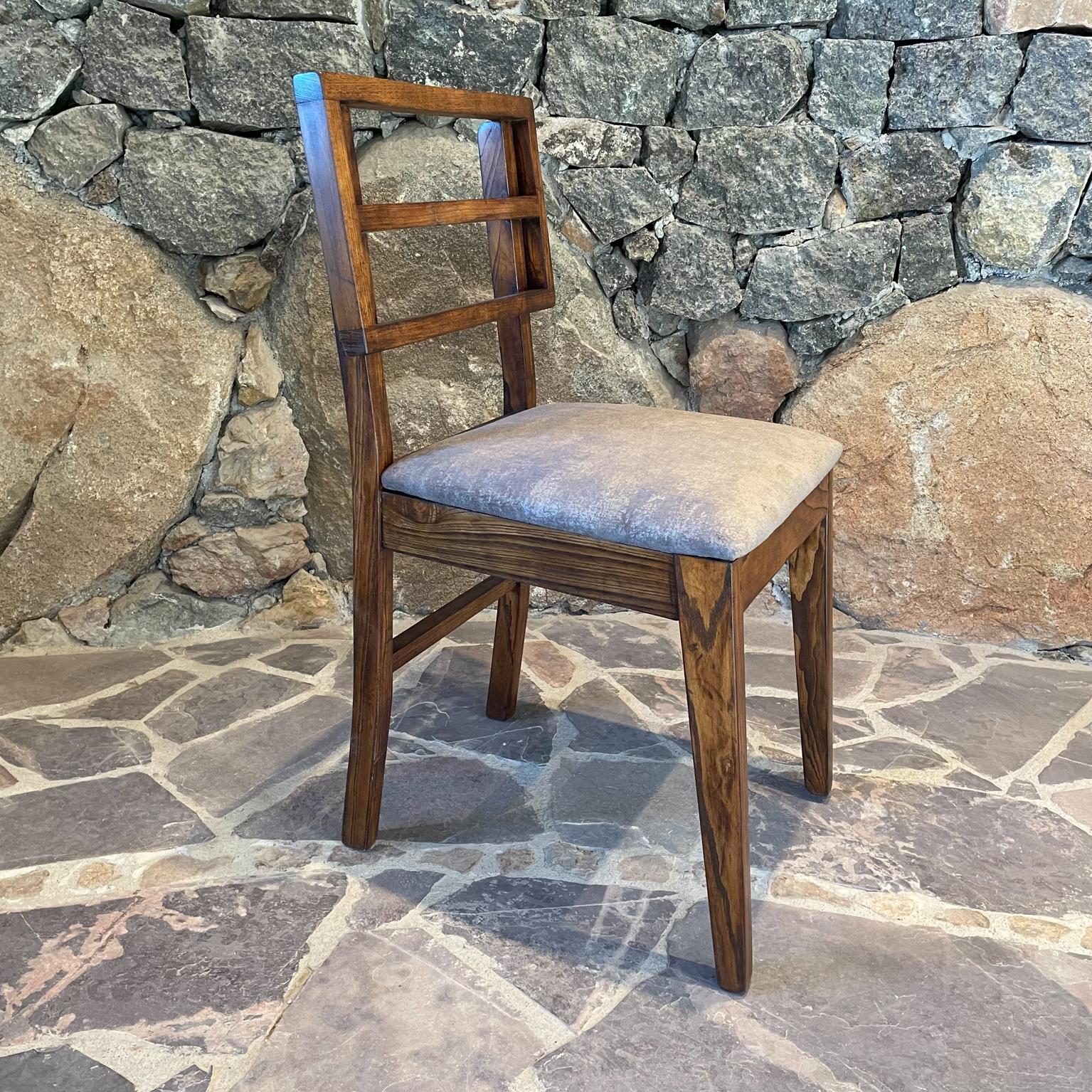 2 Modern Side Chairs in Oak, Style of Paul Laszlo Glenn of Calif 1960s Restored For Sale 2