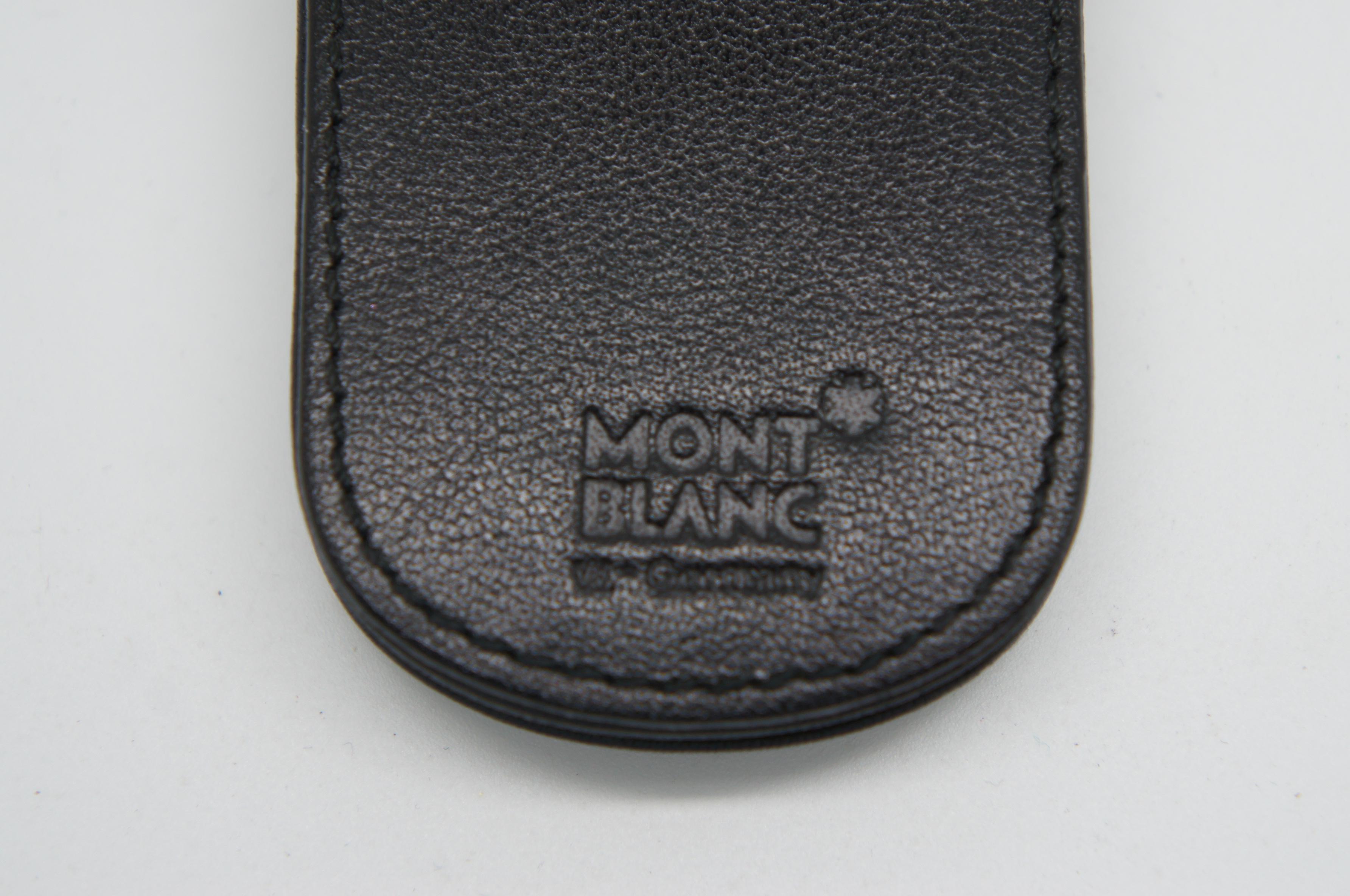 2 Montblanc LeGrand Meisterstuck Ballpoint Pen & Mechanical Pencil Leather Case 2