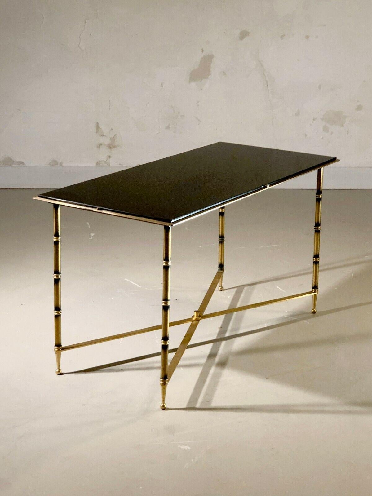 2 NEO-CLASSICAL ART-DECO Side or COFFEE TABLES by MAISON BAGUES, France 1960 For Sale 3