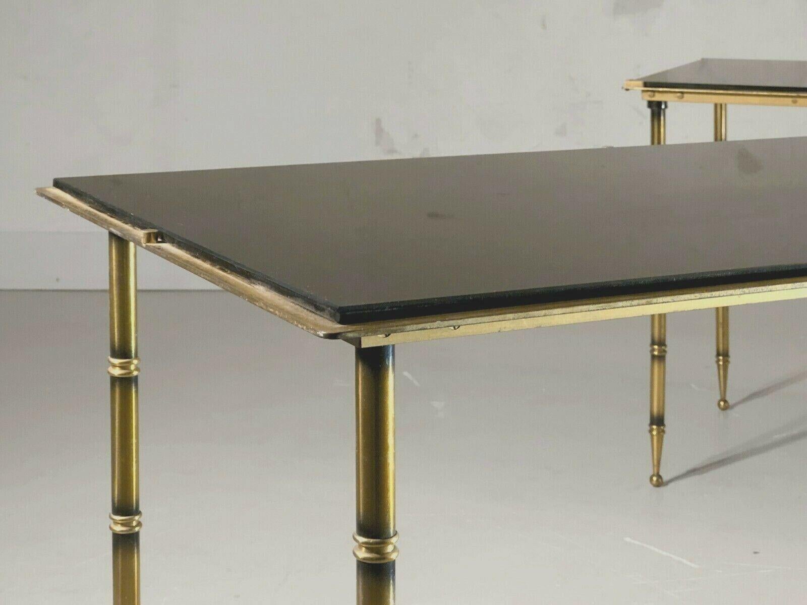 Art Deco 2 NEO-CLASSICAL ART-DECO Side or COFFEE TABLES by MAISON BAGUES, France 1960 For Sale