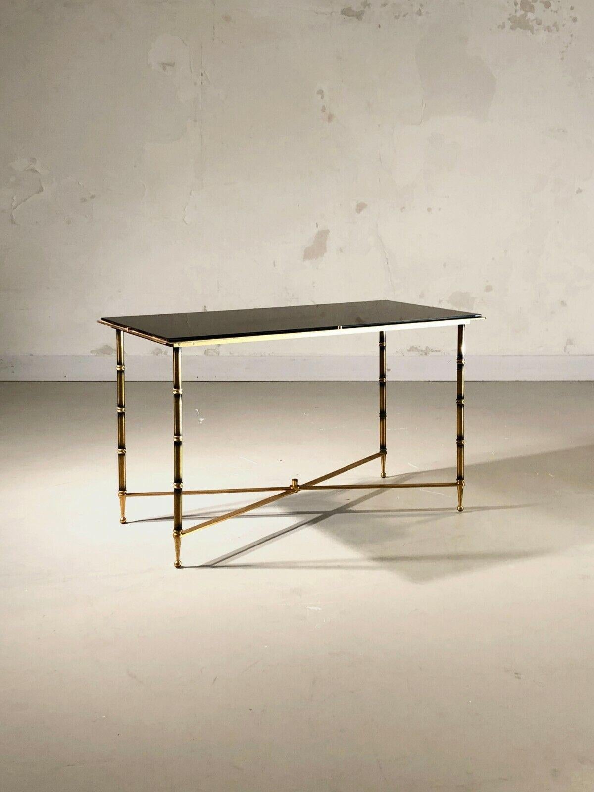 2 NEO-CLASSICAL ART-DECO Side or COFFEE TABLES by MAISON BAGUES, France 1960 For Sale 1