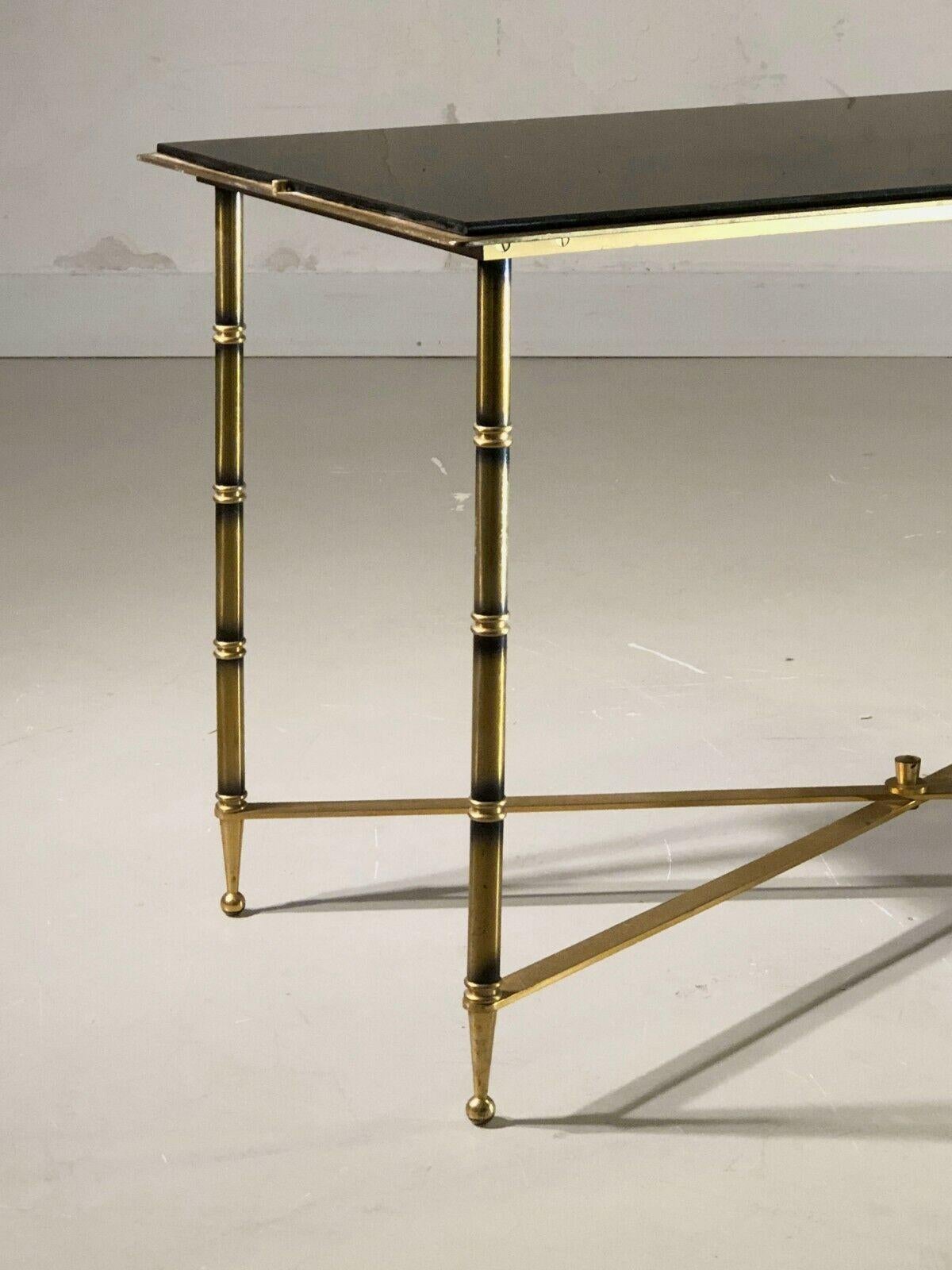 2 NEO-CLASSICAL ART-DECO Side or COFFEE TABLES by MAISON BAGUES, France 1960 For Sale 2