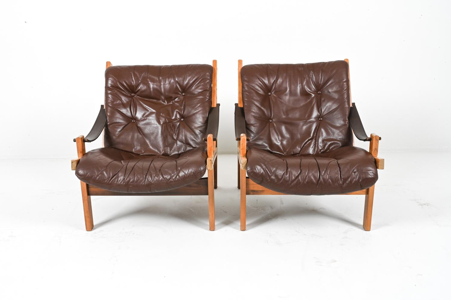 Finlandais (2) Chaises longuesunter de Torbjorn Afdahl, vers les années 1960 en vente