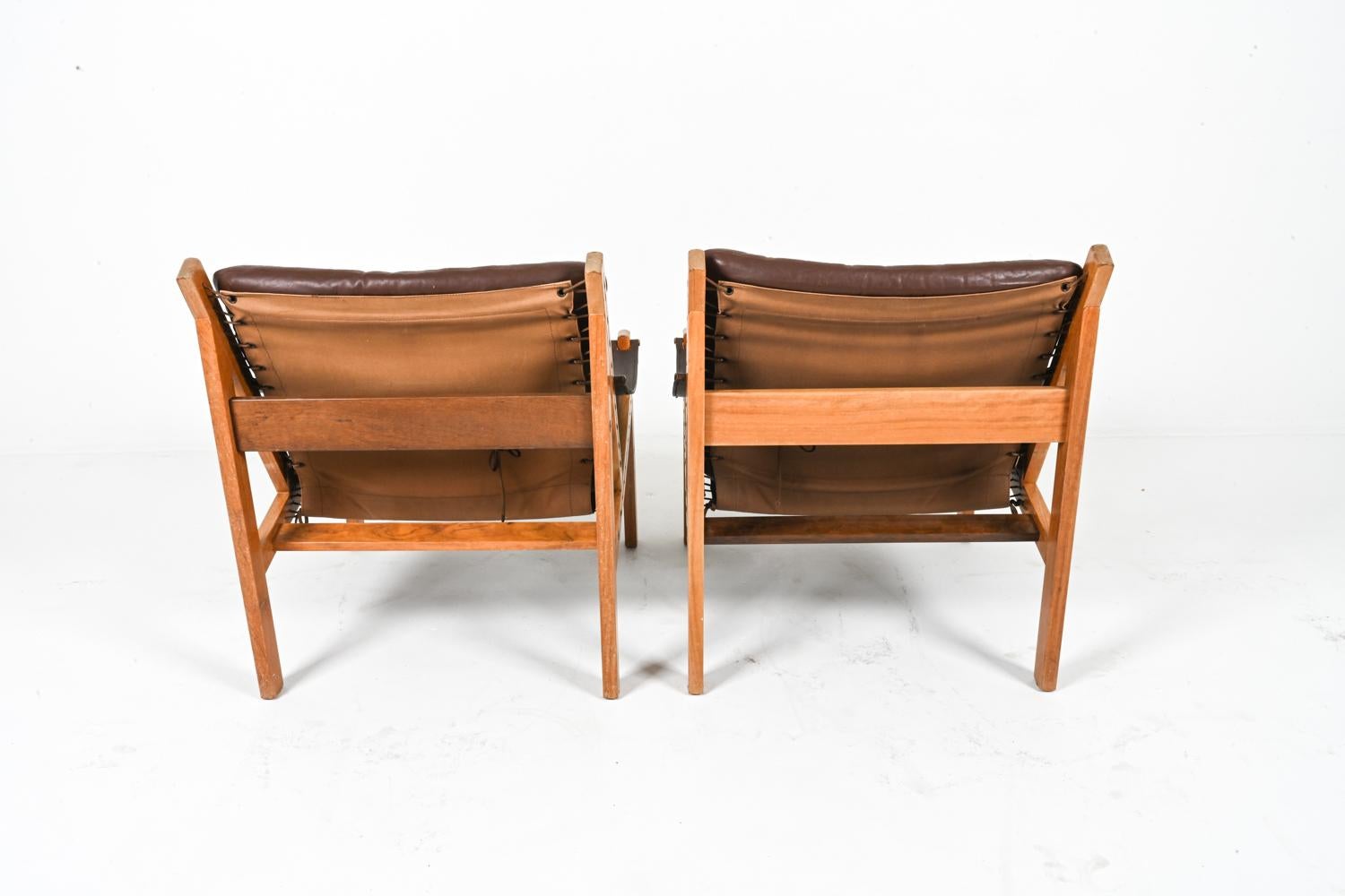 20ième siècle (2) Chaises longuesunter de Torbjorn Afdahl, vers les années 1960 en vente