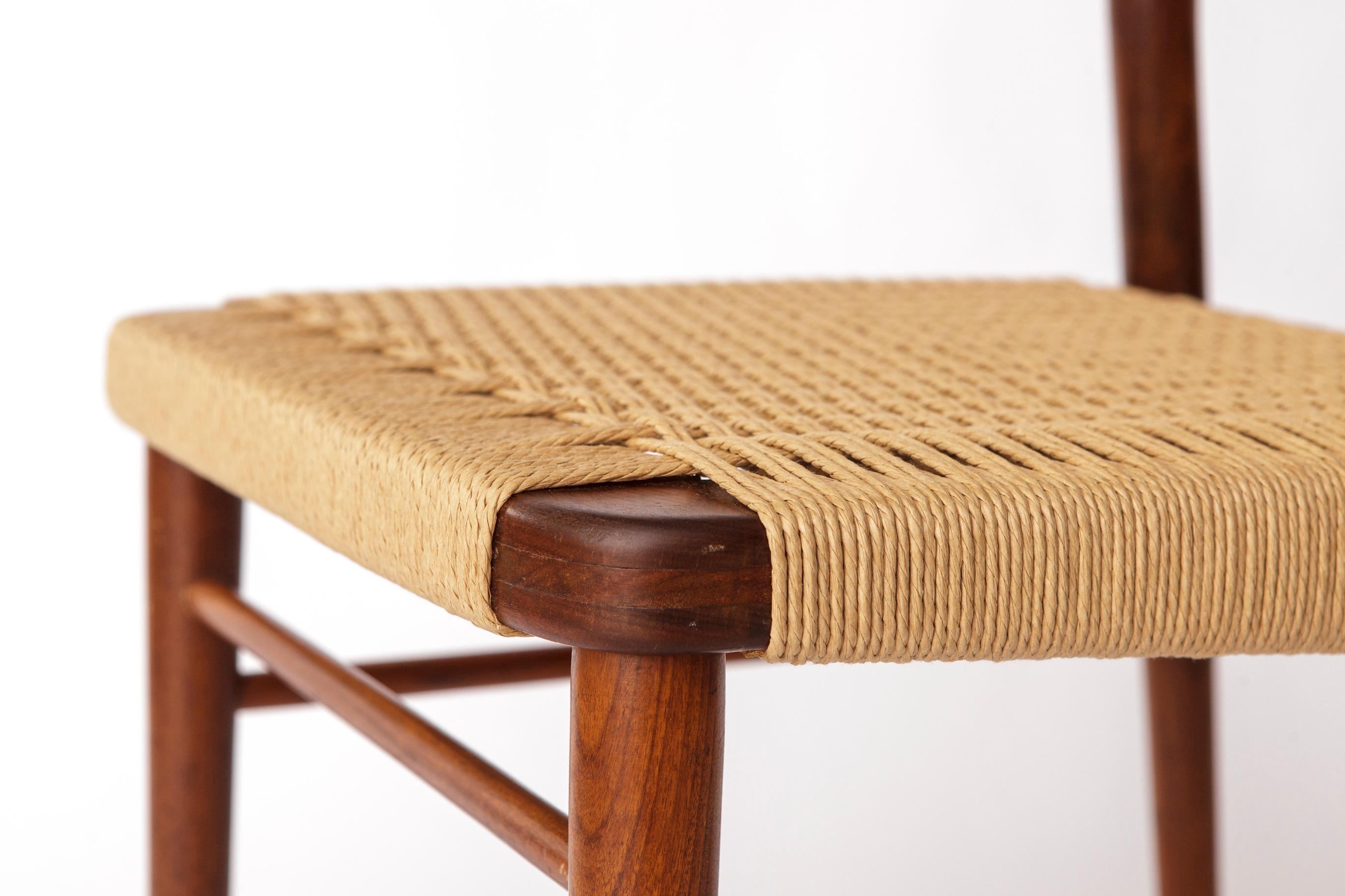 2 de 16 Chaises de salle à manger en teck par Georg Leowald pour Wilkhahn, Allemagne - Model No 351 Excellent état - En vente à Hannover, DE