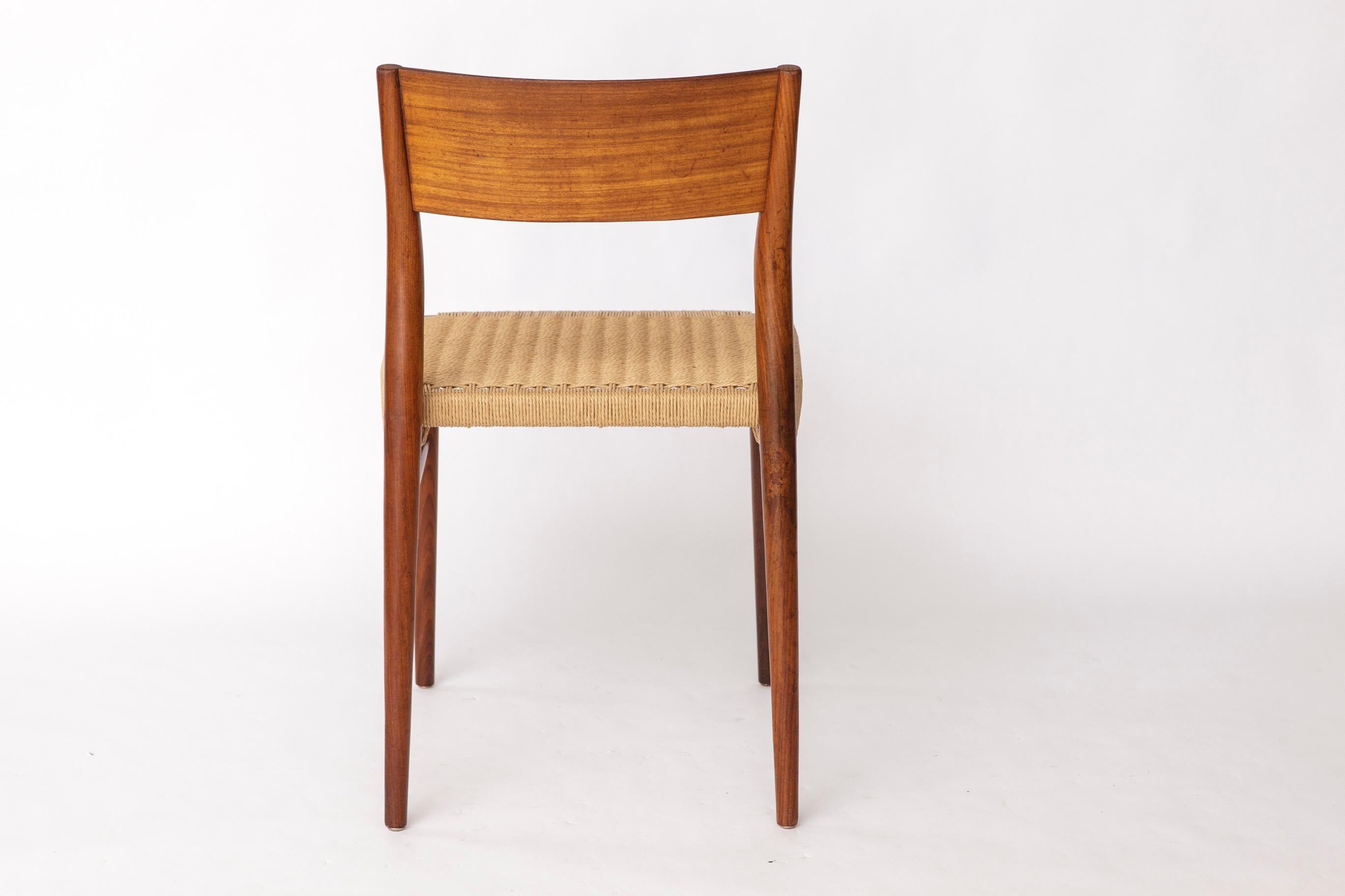 Teck 2 de 16 Chaises de salle à manger en teck par Georg Leowald pour Wilkhahn, Allemagne - Model No 351 en vente