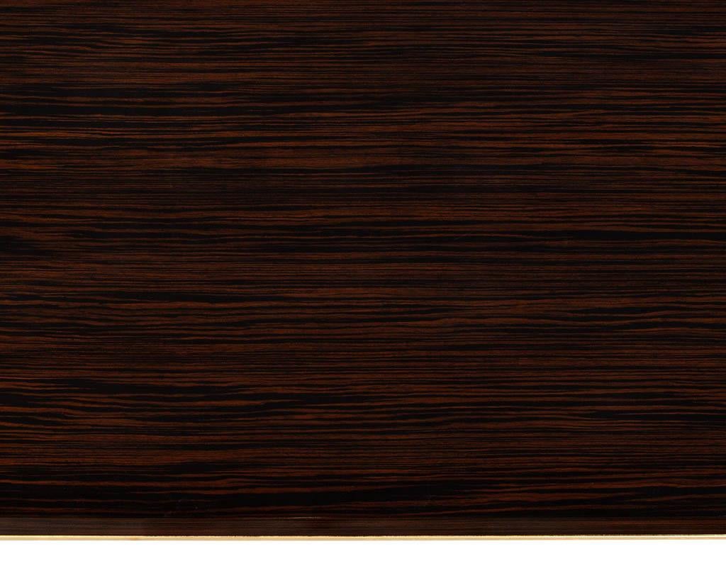 2 de 2 FINAL para Mesa de comedor Aida Custom de Macassar inspirada en el Art Decó Hoja de Oro 10
