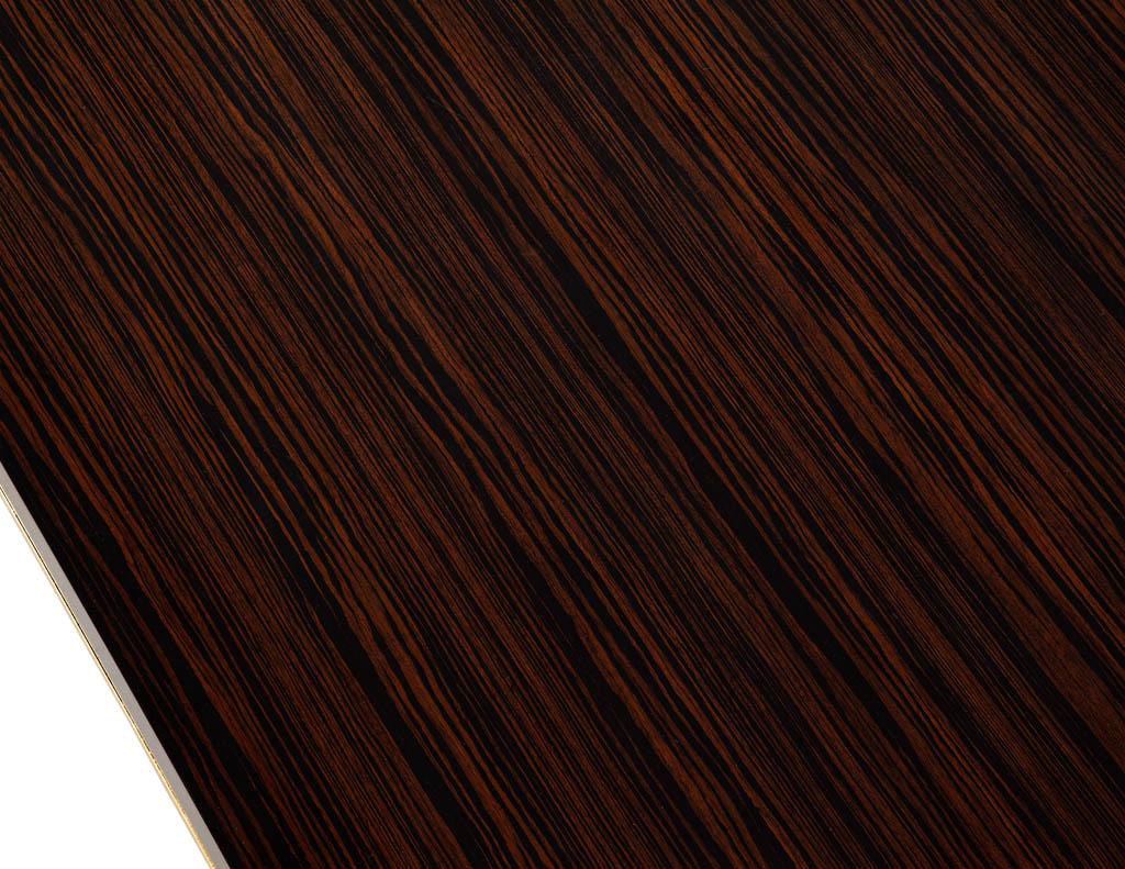 2 de 2 FINAL para Mesa de comedor Aida Custom de Macassar inspirada en el Art Decó Hoja de Oro 12