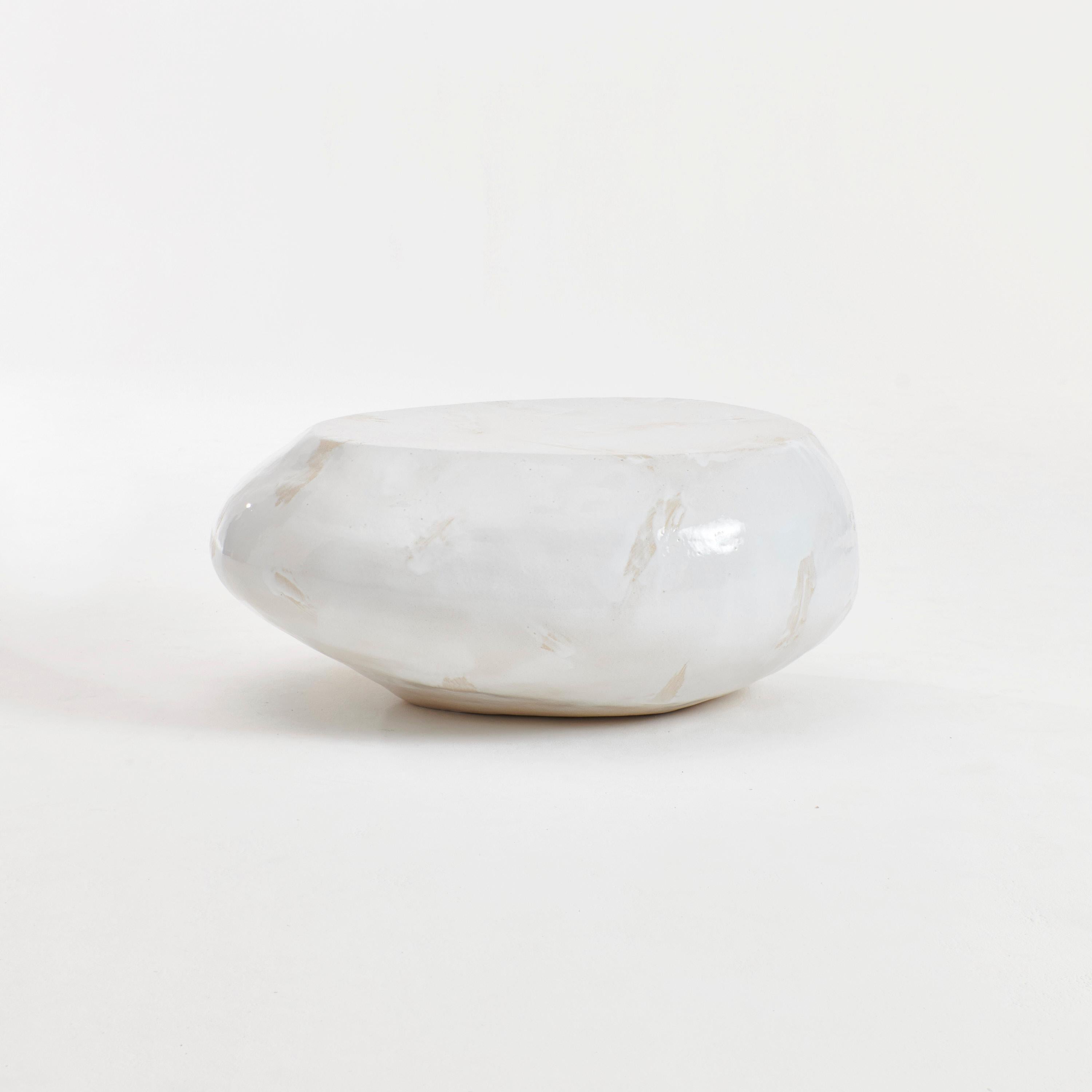 2 de 2 Paiement final Table sur mesure pour Tamara Feldman  Table basse en céramique blanche en vente 2