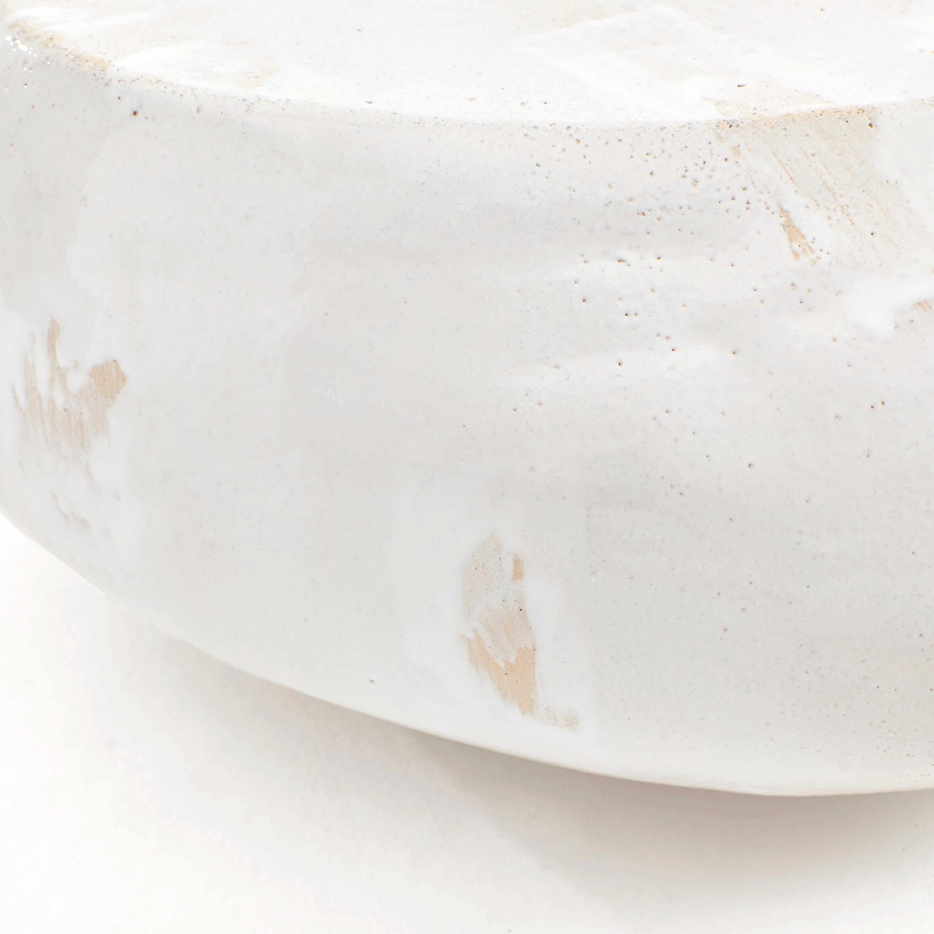 2 de 2 Paiement final Table sur mesure pour Tamara Feldman  Table basse en céramique blanche en vente 1